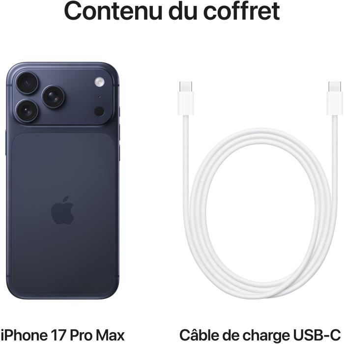 APPLE iPhone 17 Pro Max 256GB Deep Blue — vue 8