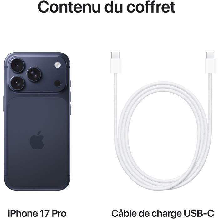 APPLE iPhone 17 Pro 256GB Deep Blue — vue 8