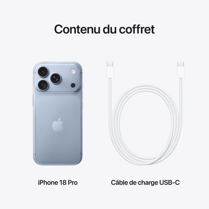 APPLE iPhone 18 Pro 256Go Glacier — vue 9
