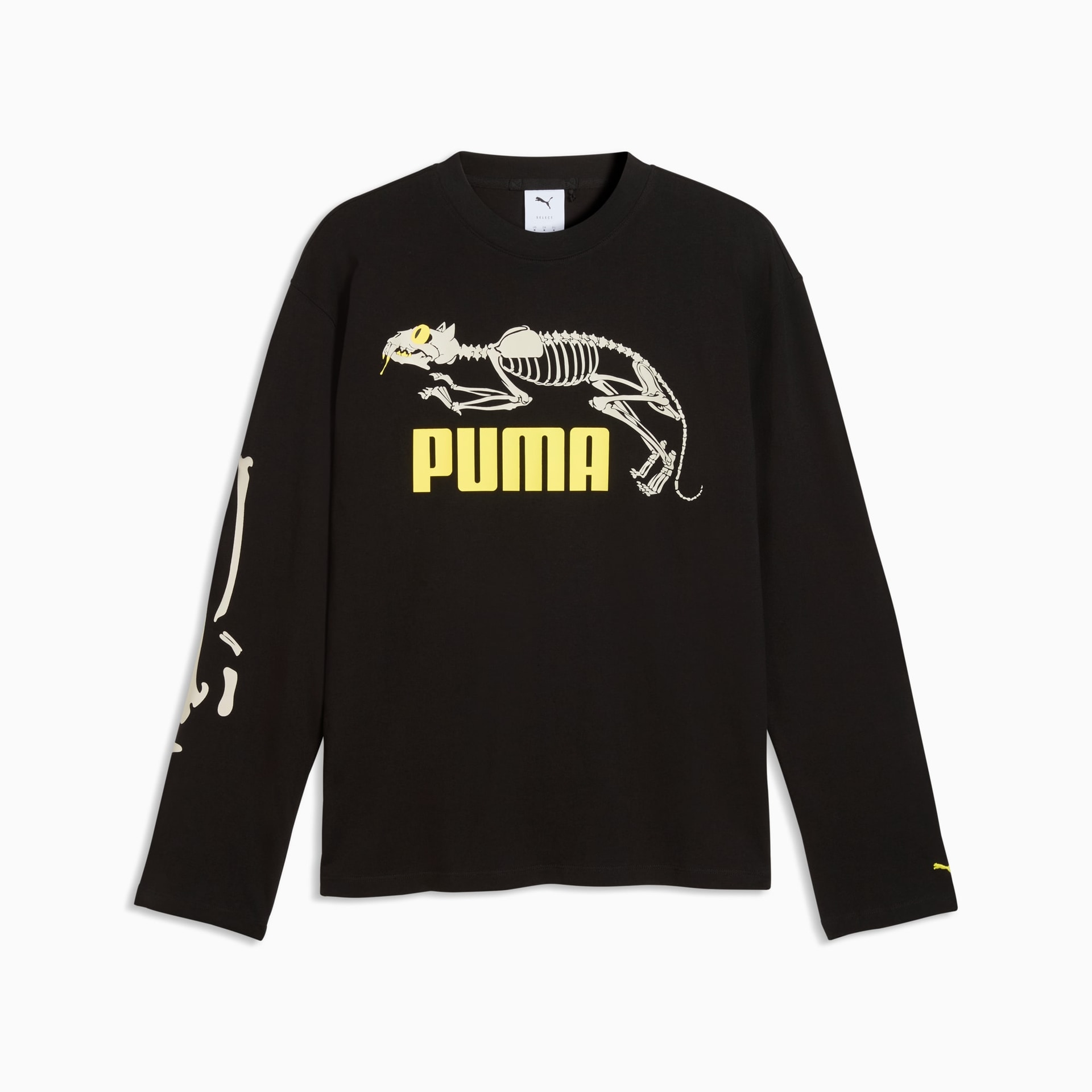 T-shirt à manches longues et imprimés Skeleton Homme — vue 4
