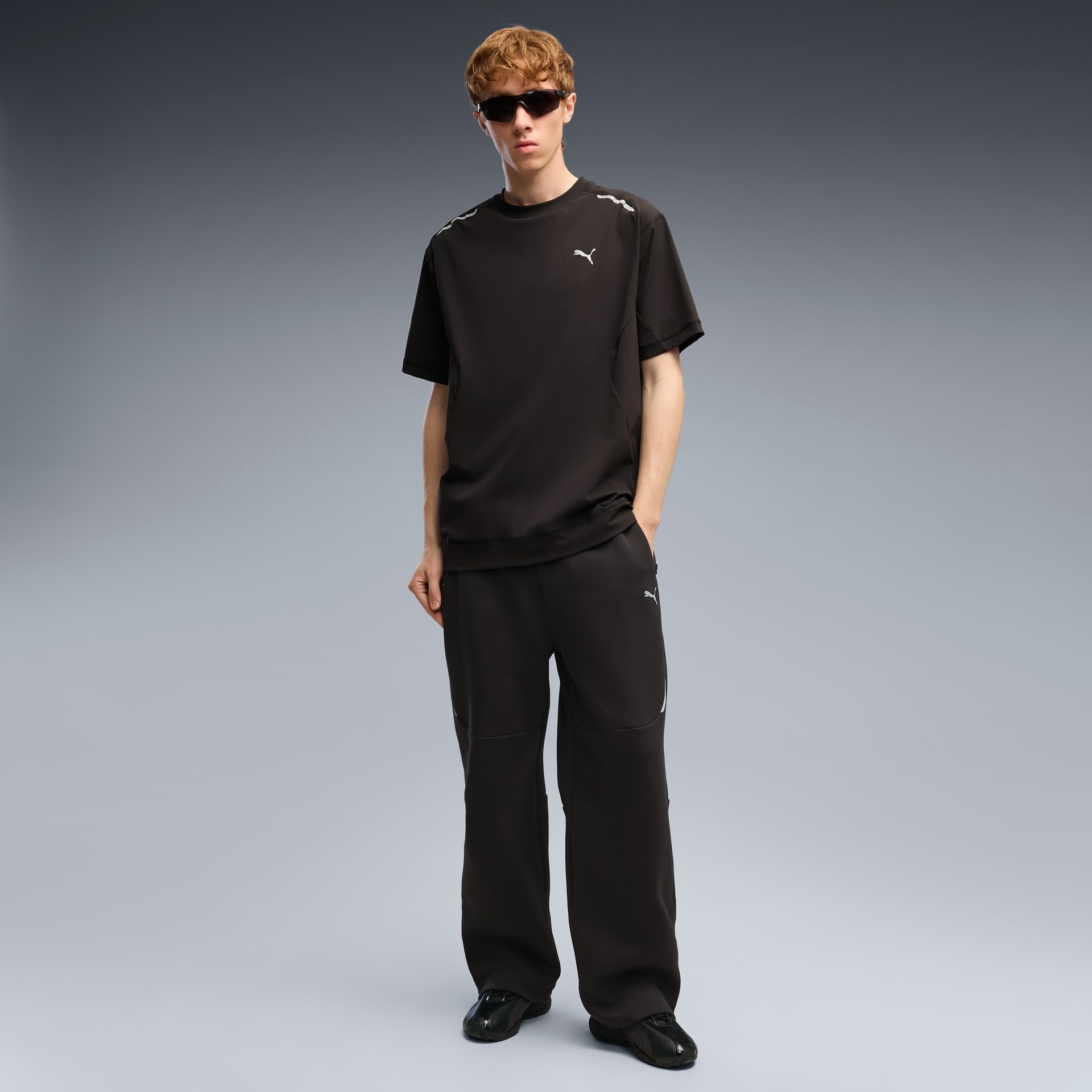 T-shirt décontracté en maille jetée PUMATECH Homme — vue 3