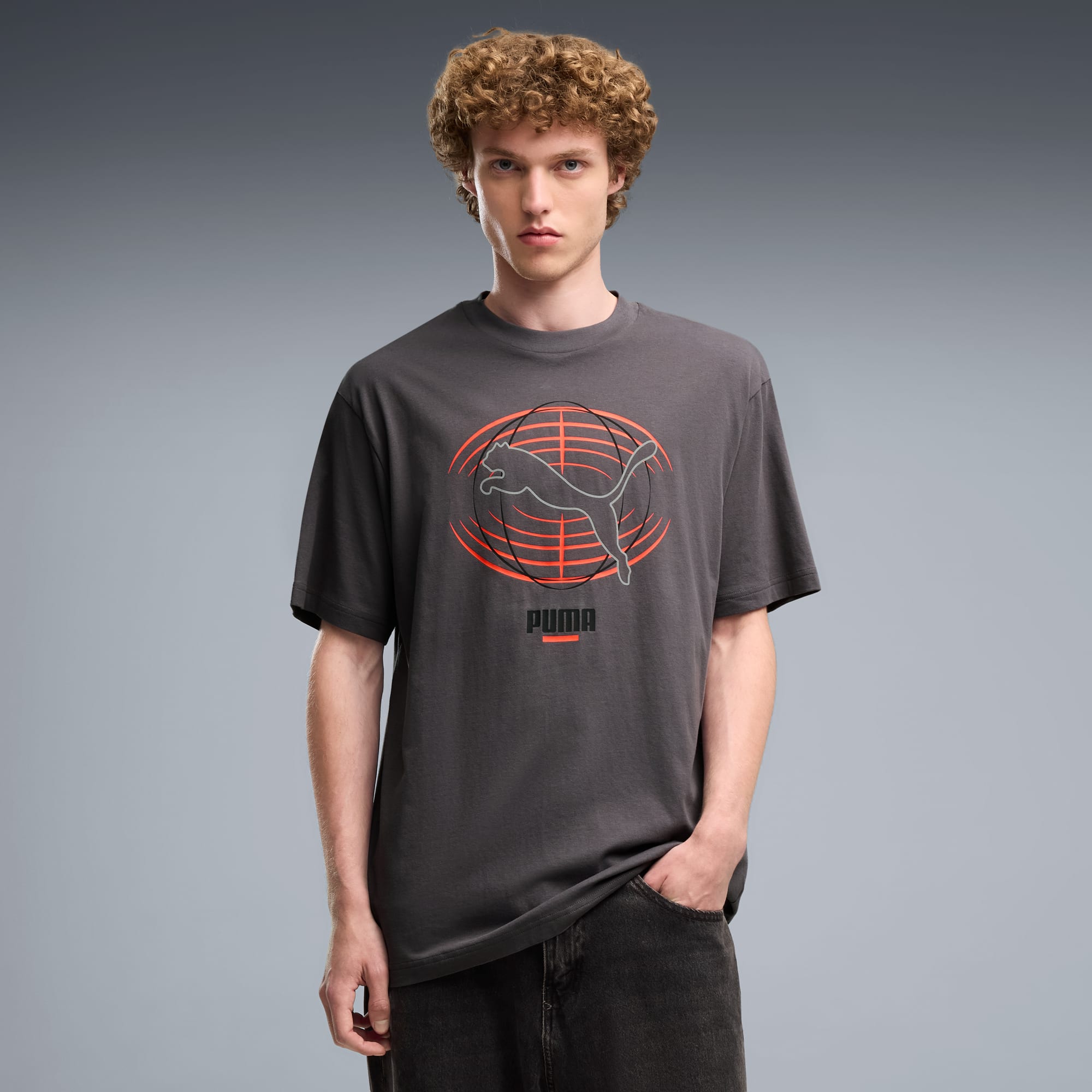 T-shirt décontracté à imprimés PUMATECH Homme