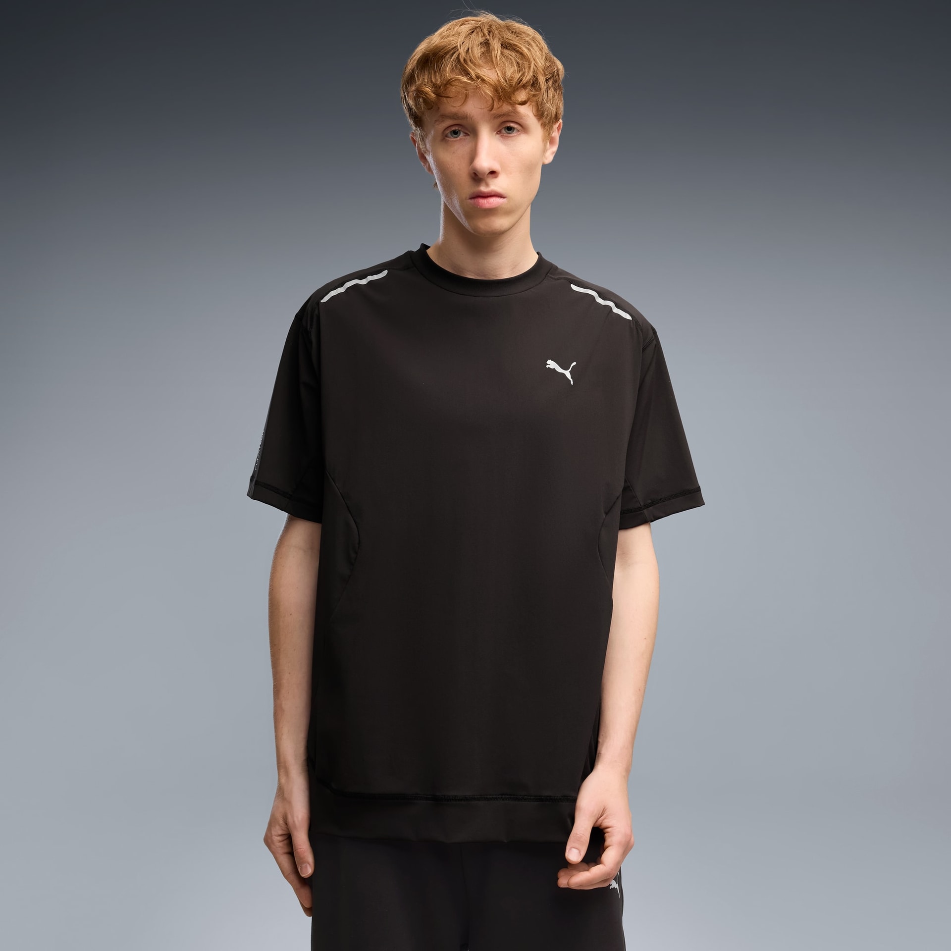 T-shirt décontracté en maille jetée PUMATECH Homme