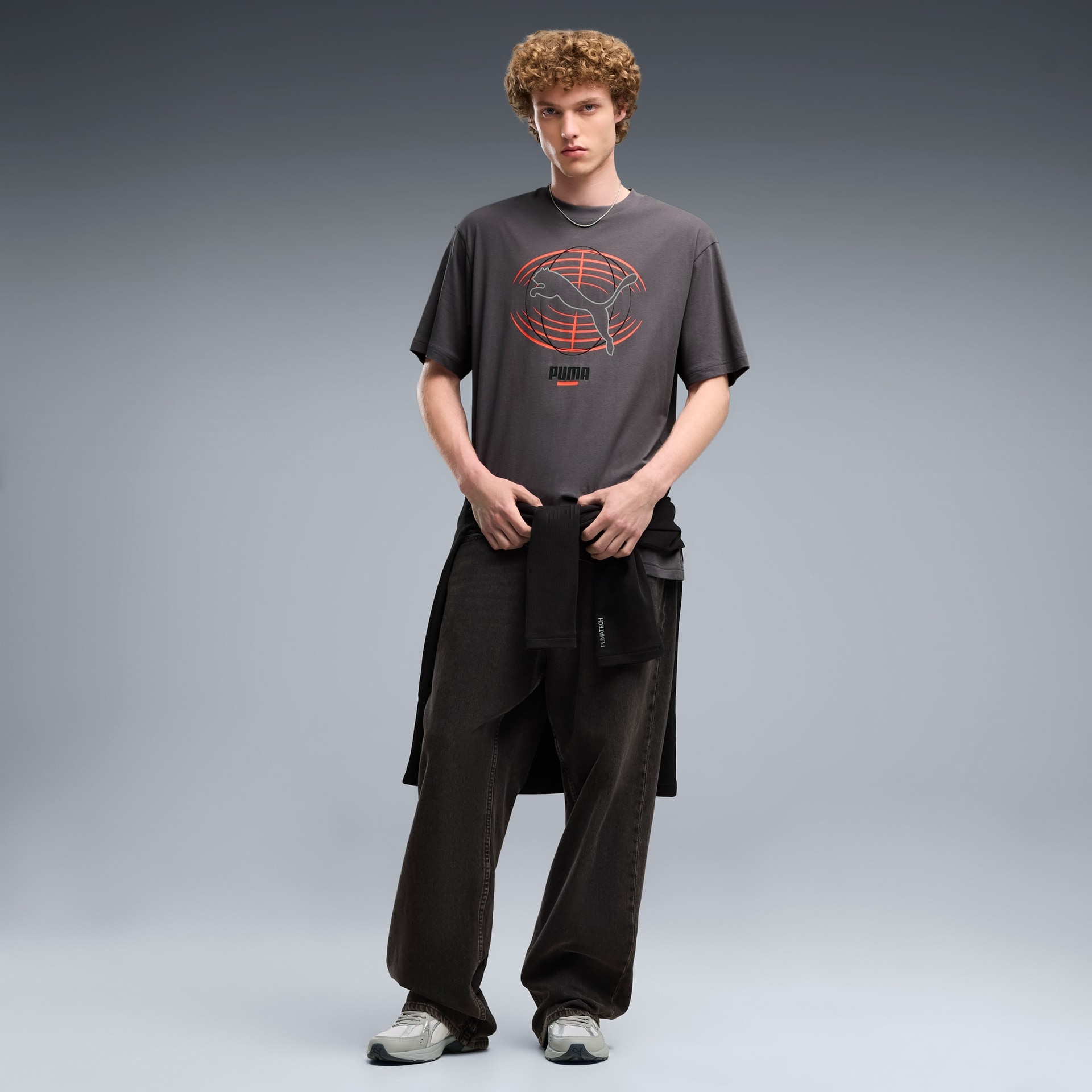 T-shirt décontracté à imprimés PUMATECH Homme — vue 3