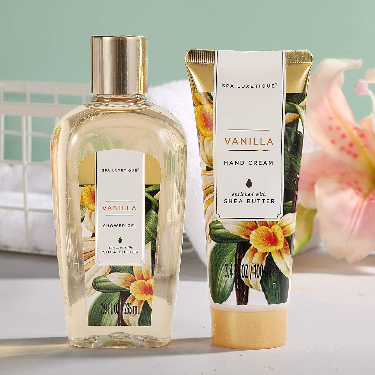 Spa Luxetique Coffret Soin Femme - 10pcs Parfum de Vanille Coffret Beauté Bain pour — vue 2