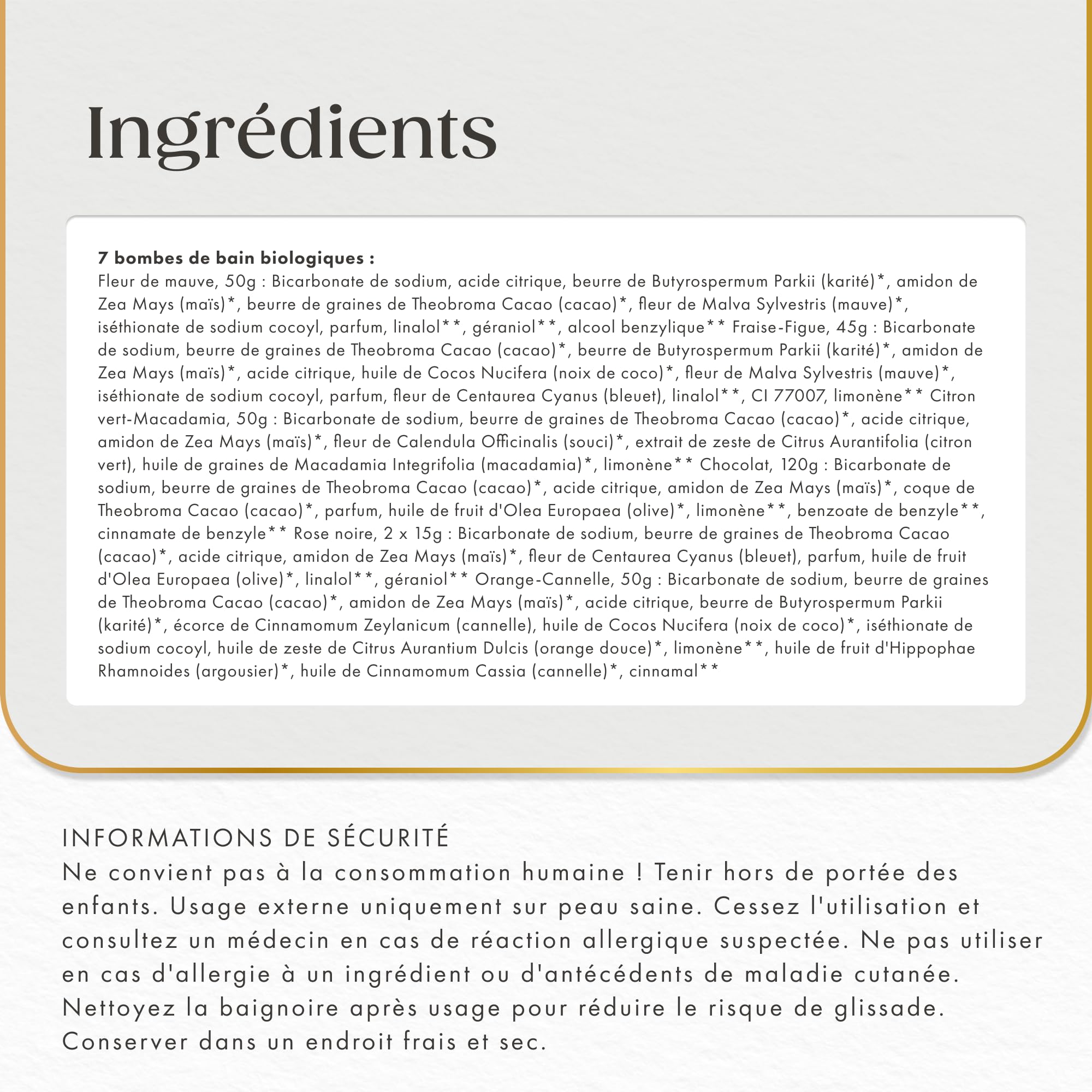 Satin Naturel 7 Bombes de Bain Bio de Luxe — vue 6