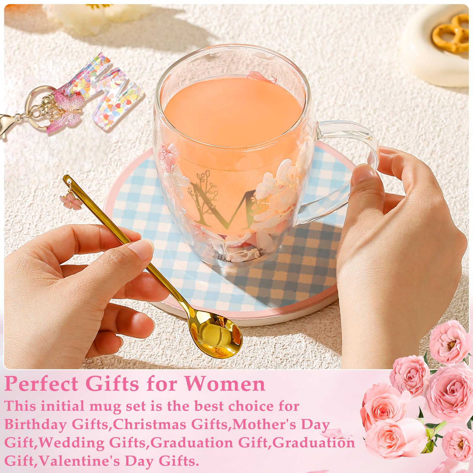 Cadeau Femme Tasse Double Paroi Personnalisable Cadeaux Anniversaire Femme Tasse A Cafe — vue 2