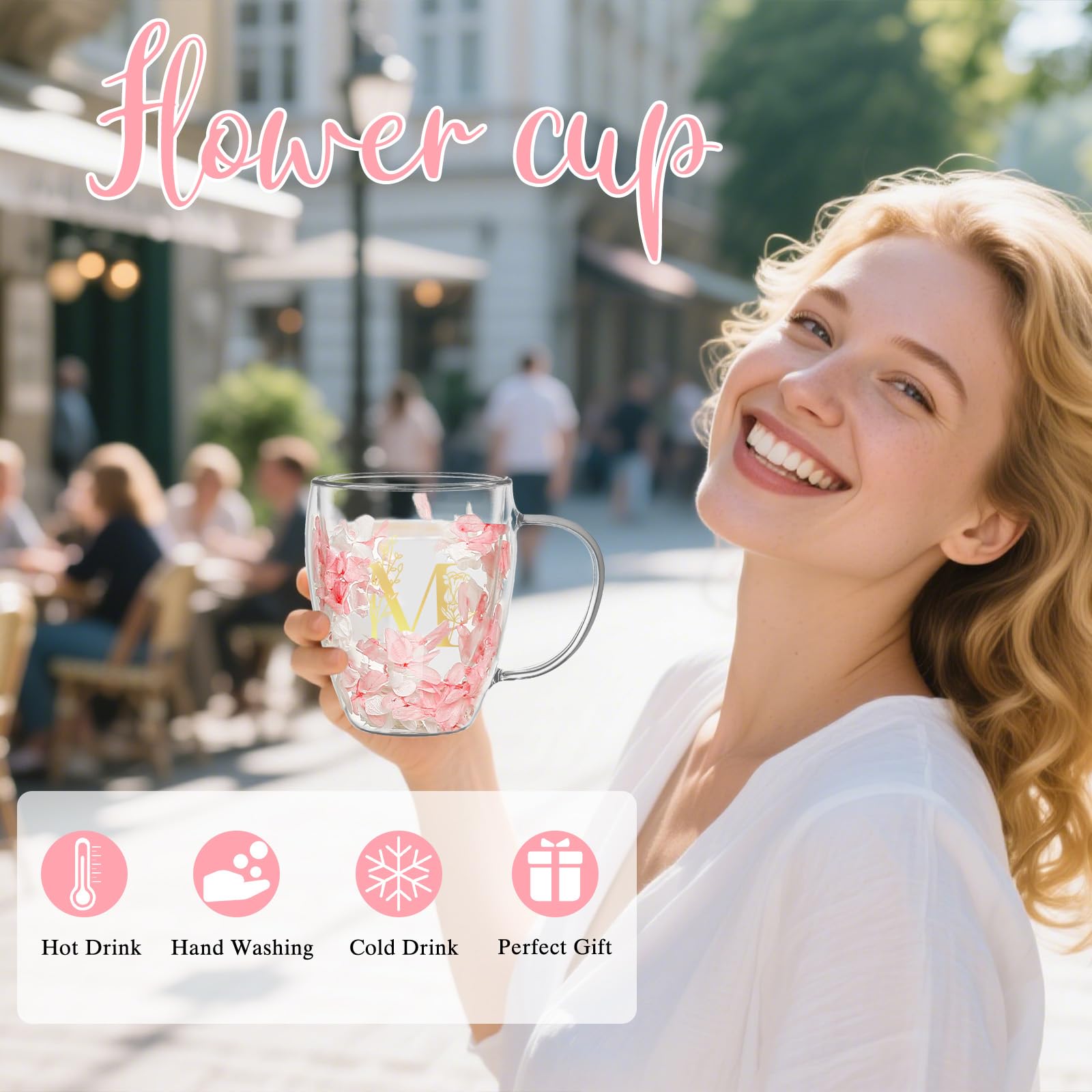 Cadeau Femme Tasse Double Paroi Personnalisable Cadeaux Anniversaire Femme Tasse A Cafe — vue 4