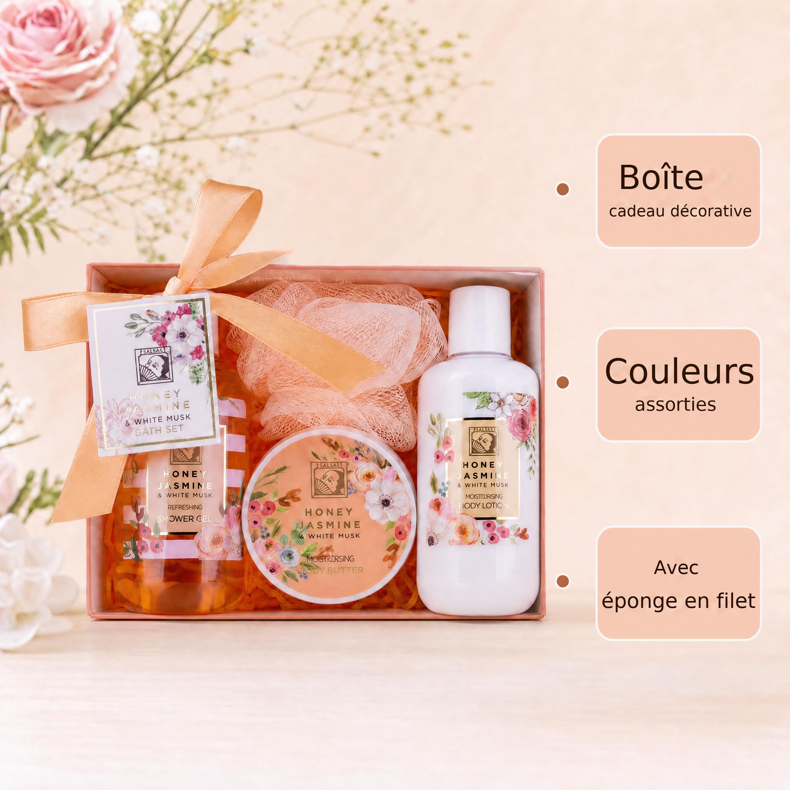Accentra set de bain HONEY JASMINE & White Musk boîte cadeau — vue 6