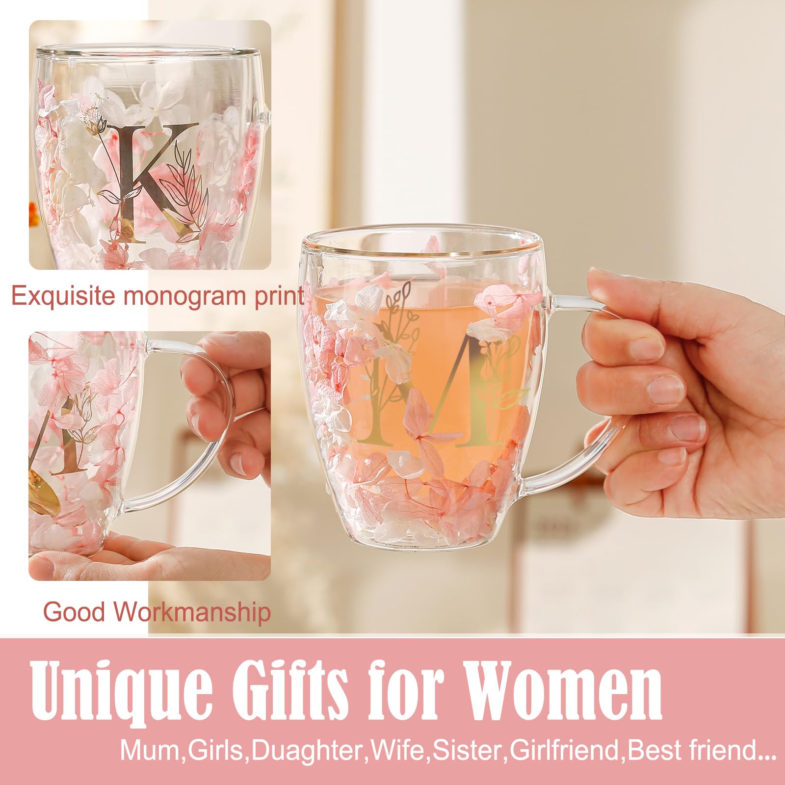 Cadeau Femme Tasse Double Paroi Personnalisable Cadeaux Anniversaire Femme Tasse A Cafe — vue 8