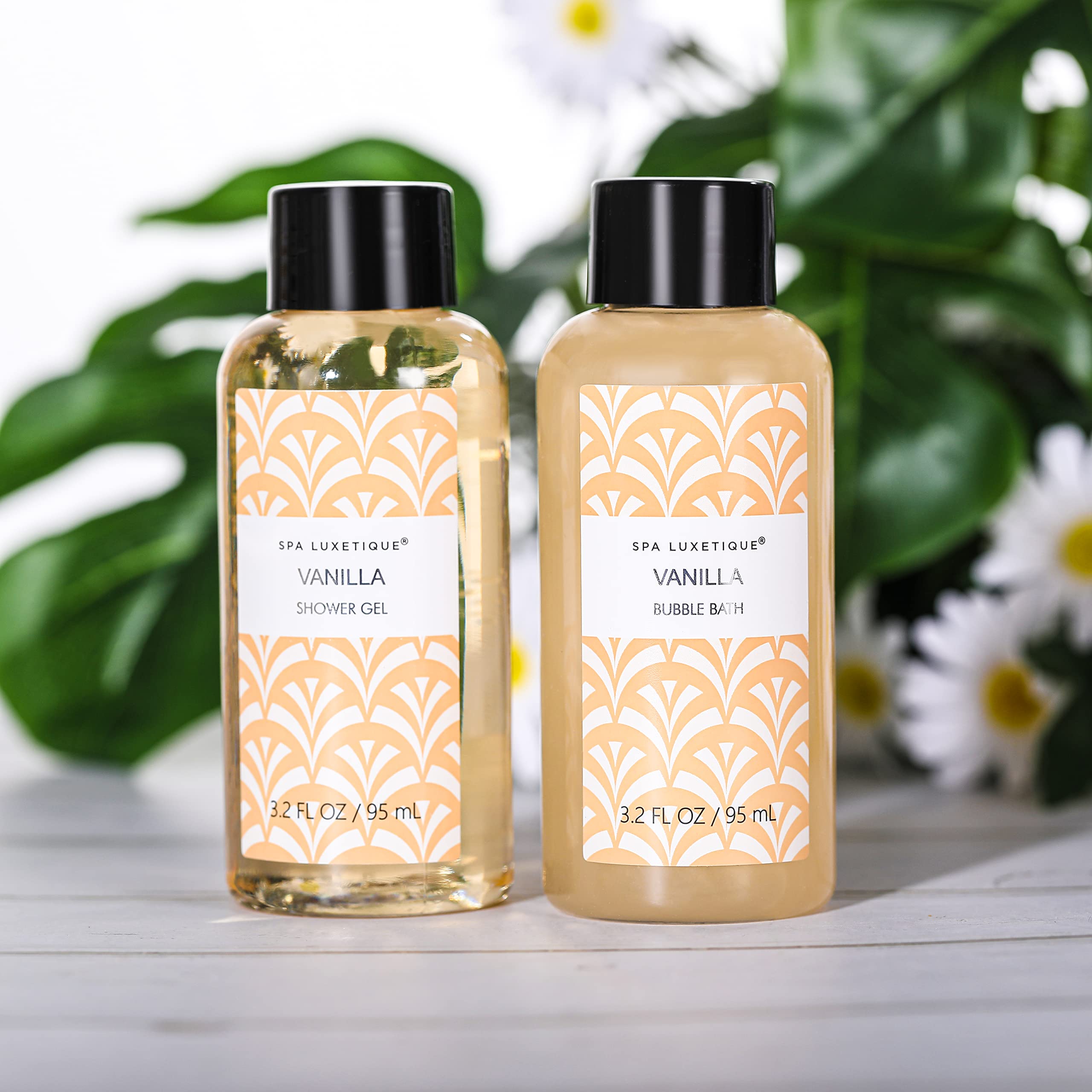 Spa Luxetique Coffret Cadeau Femme, 6PC Vanille Coffret Beauté Femme Compris Gel Douche, — vue 3