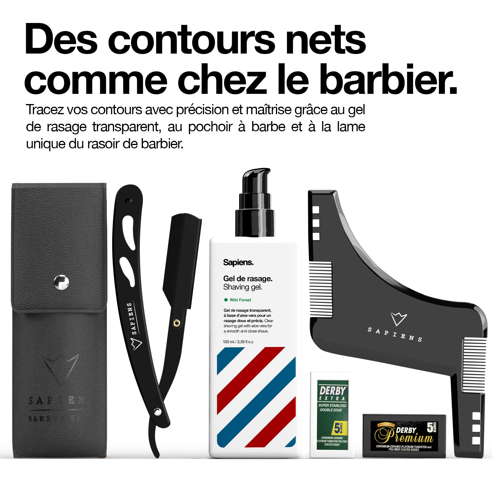 Sapiens Kit de Rasage et Soins Barbe Bio — vue 4