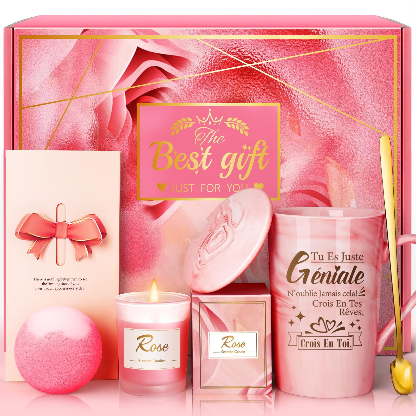 Eletorot Coffret Cadeau Femme Noel, Cadeau Anniversaire Femme