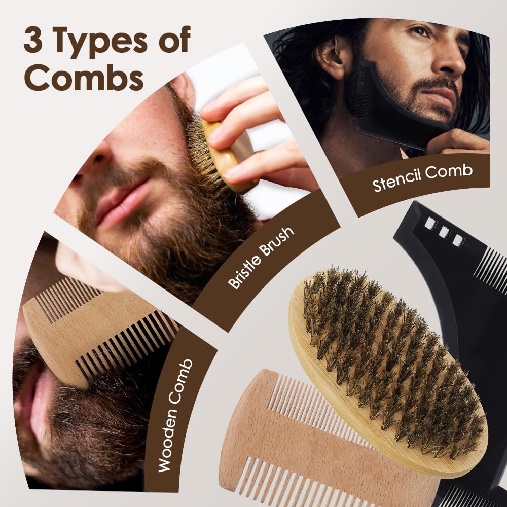 Kit Barbe Homme 10pcs - Bledras Kit de Soin Barbe Homme Complet — vue 5