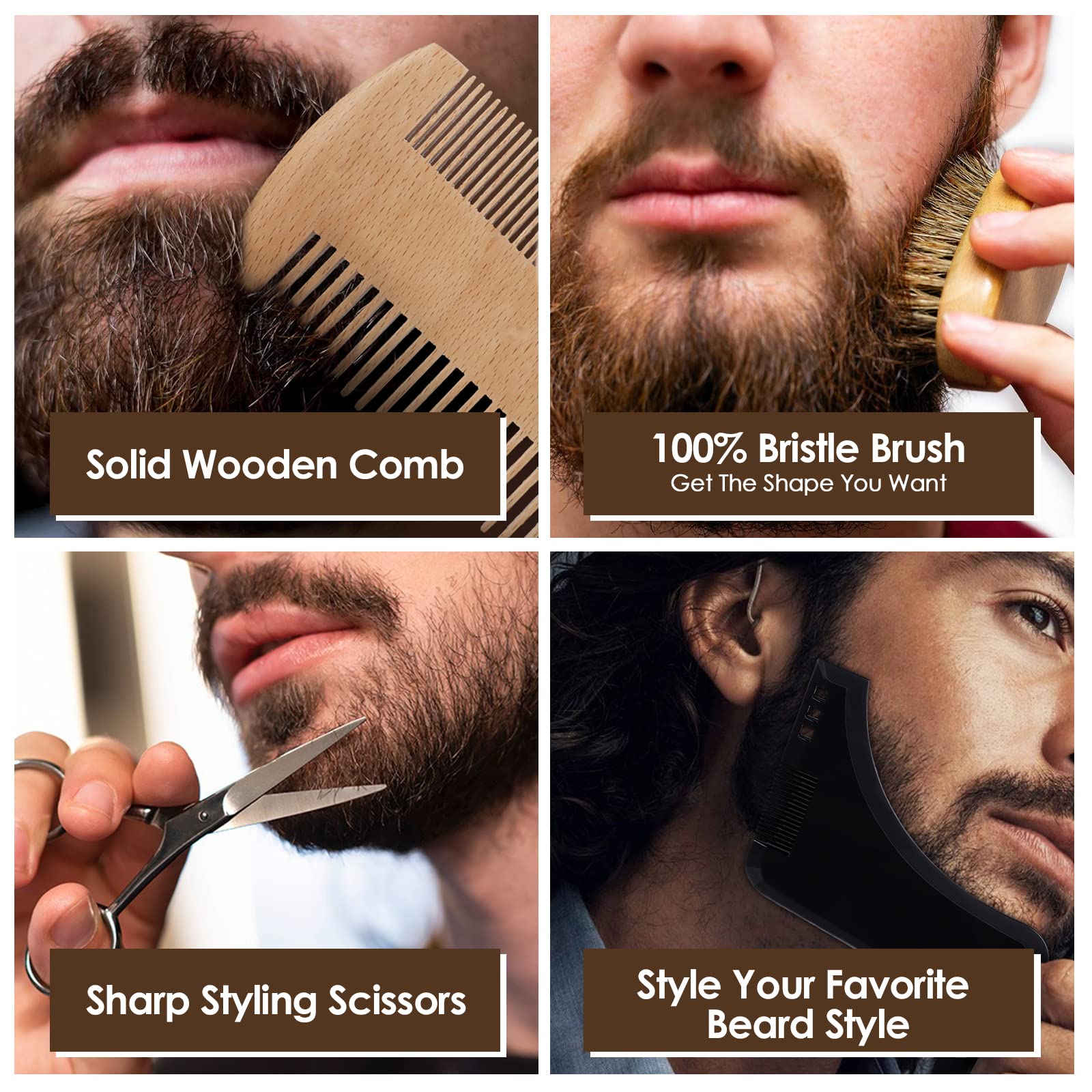Kit Barbe Homme 9pcs - Bledras Kit de Soin Barbe Homme Complet — vue 5