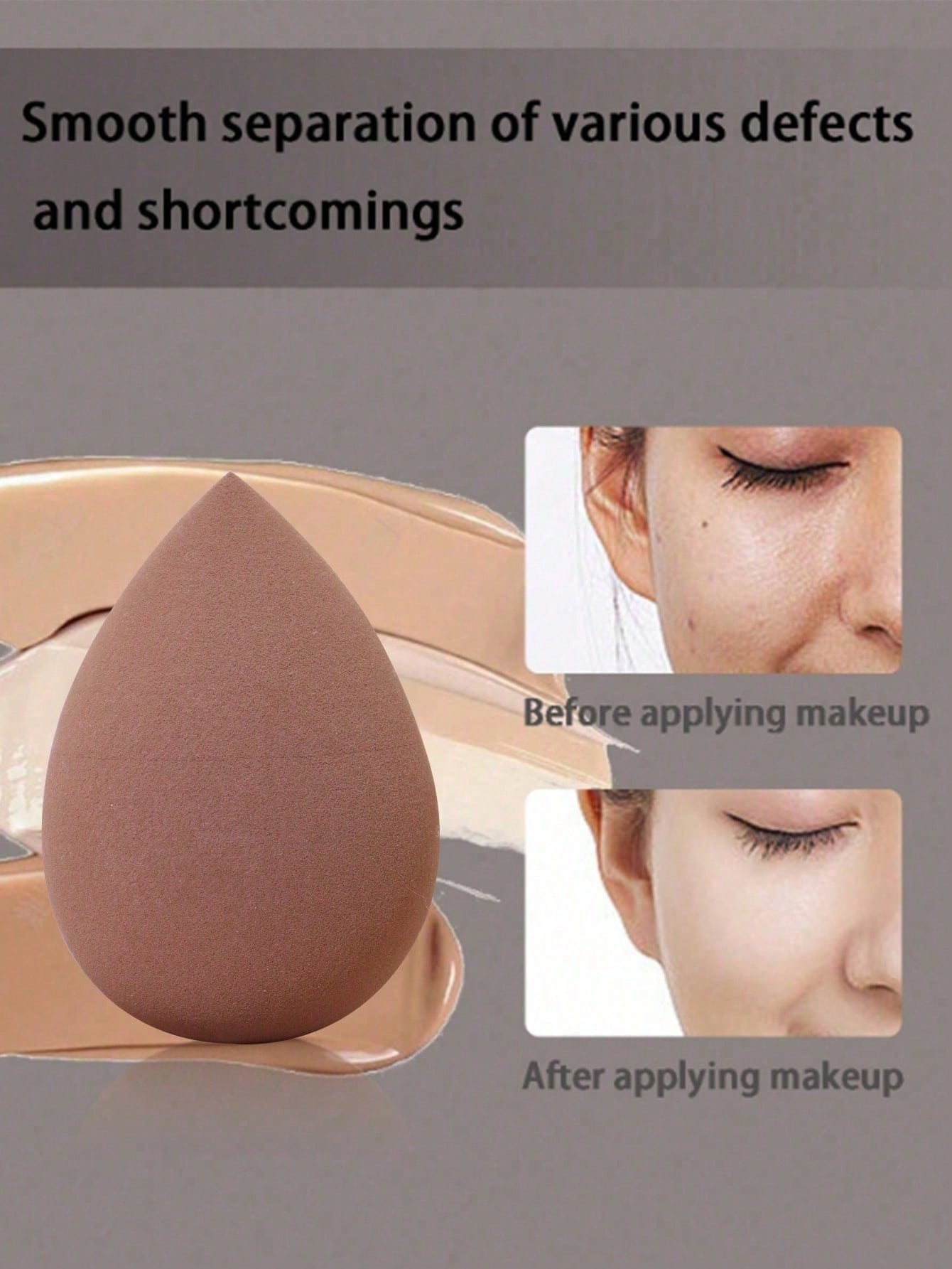 Ensemble de pinceaux de maquillage: comprend 13 pinceaux de maquillage, 1 éponge de — vue 5