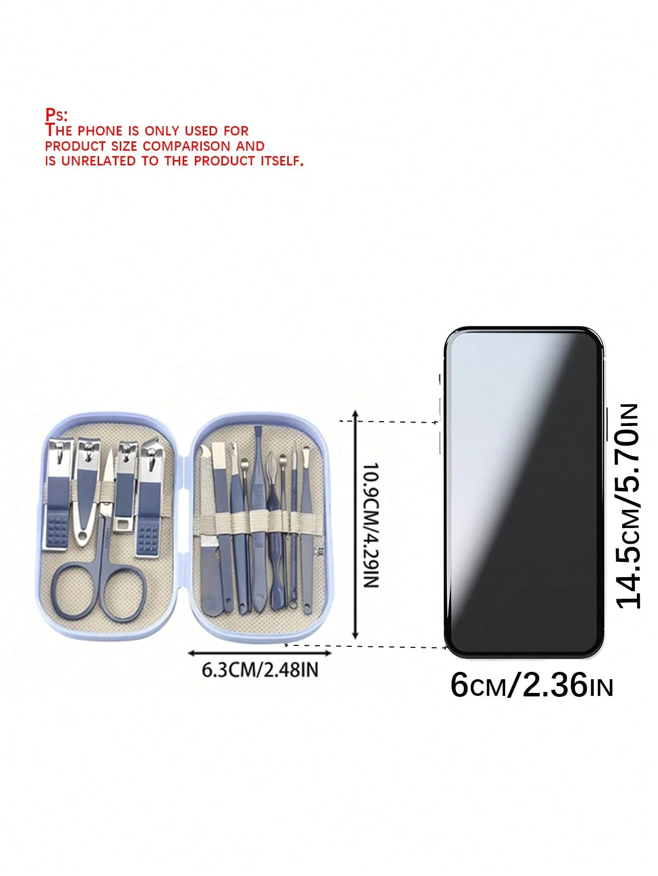 Ensemble de soins de manucure professionnel, ensemble de soins personnels pour femmes, — vue 3