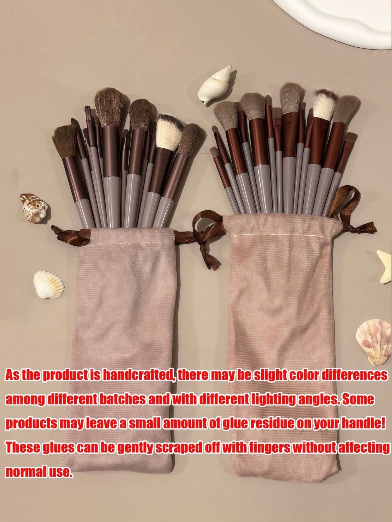 Ensemble de pinceaux de maquillage: comprend 13 pinceaux de maquillage, 1 éponge de — vue 9