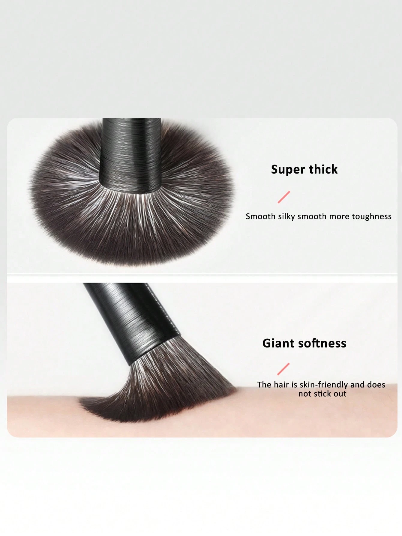 /set Ensemble de pinceaux de maquillage à poils doux, comprenant des pinceaux pour ombre — vue 5