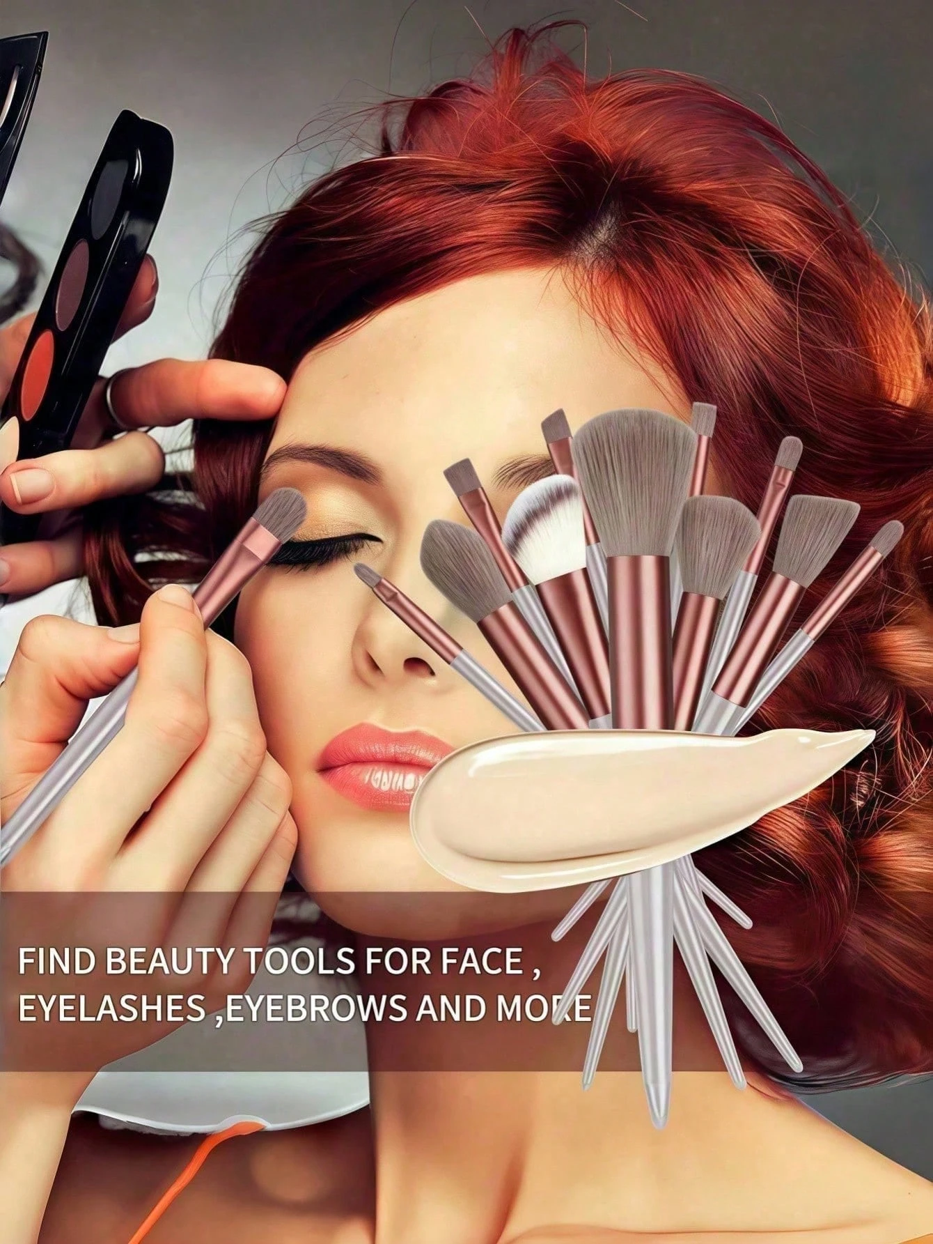 FSJF FIX 13 pièces Ensemble de pinceaux de maquillage, doux et moelleux, pinceau de fond — vue 10