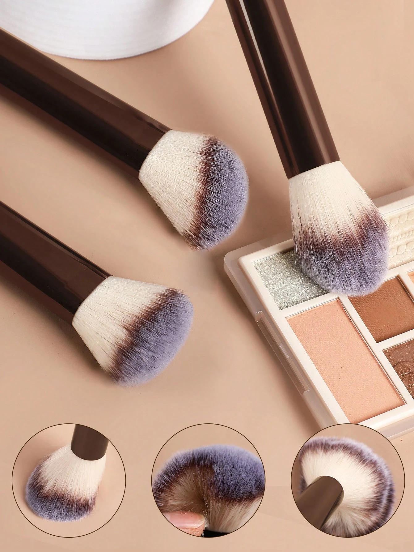 BAILIFOREVER 15 pièces Ensemble de pinceaux de maquillage de grande taille, Ensemble de — vue 8