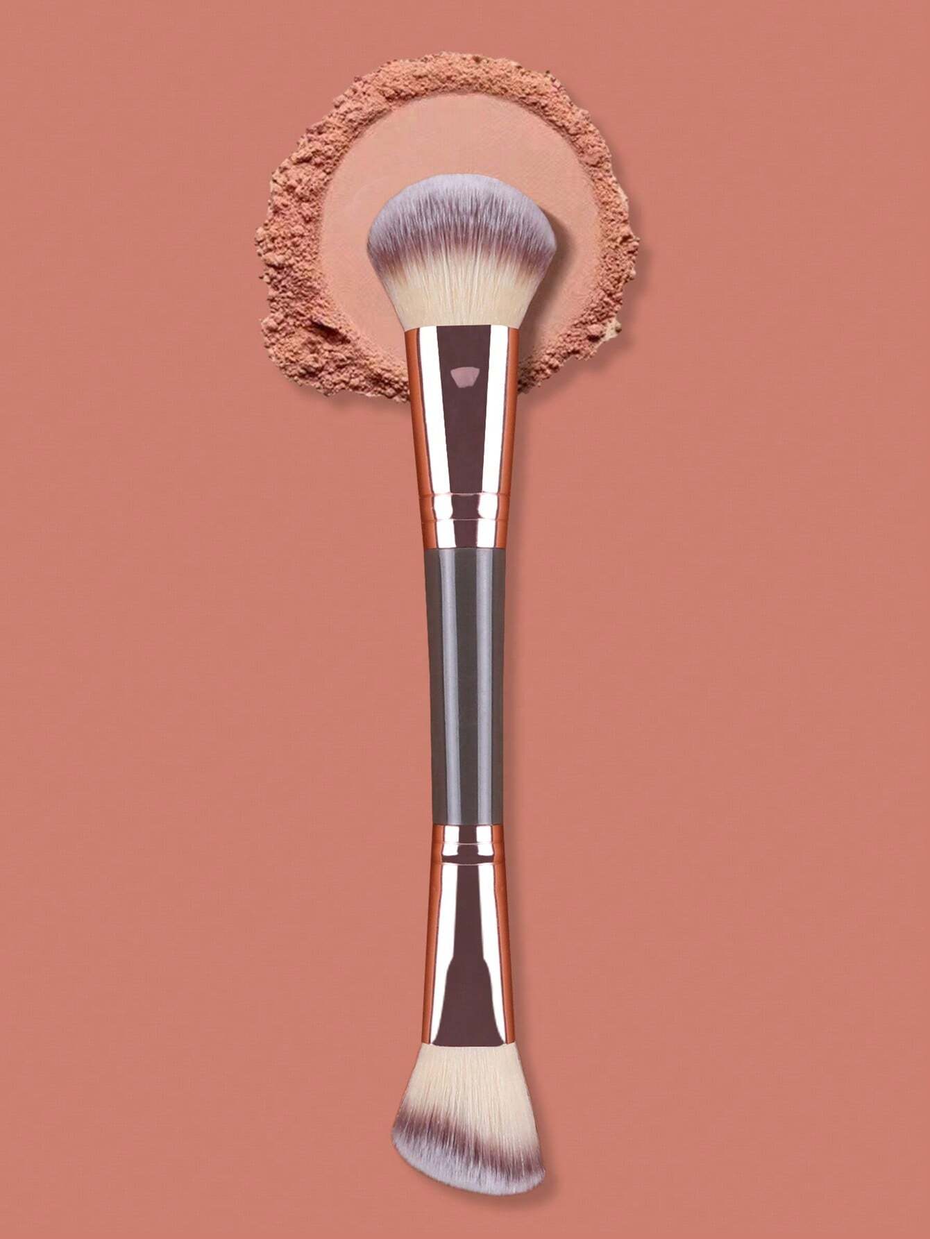 Ensemble de pinceaux de maquillage à double tête - Pinceaux de contour, de blush et de mélange