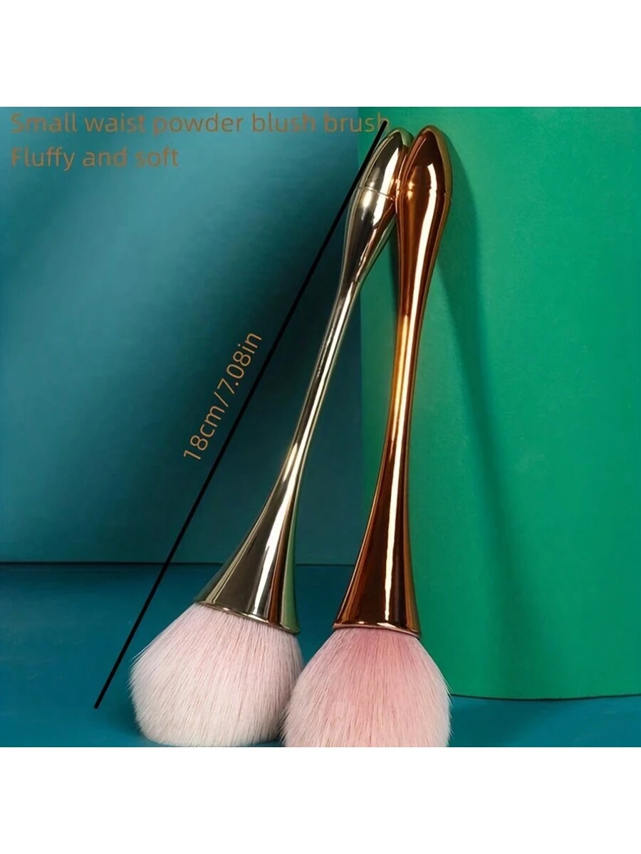 1/2 pièces Set de grosses brosses à poudre, brosses de maquillage douces à la taille, set — vue 2
