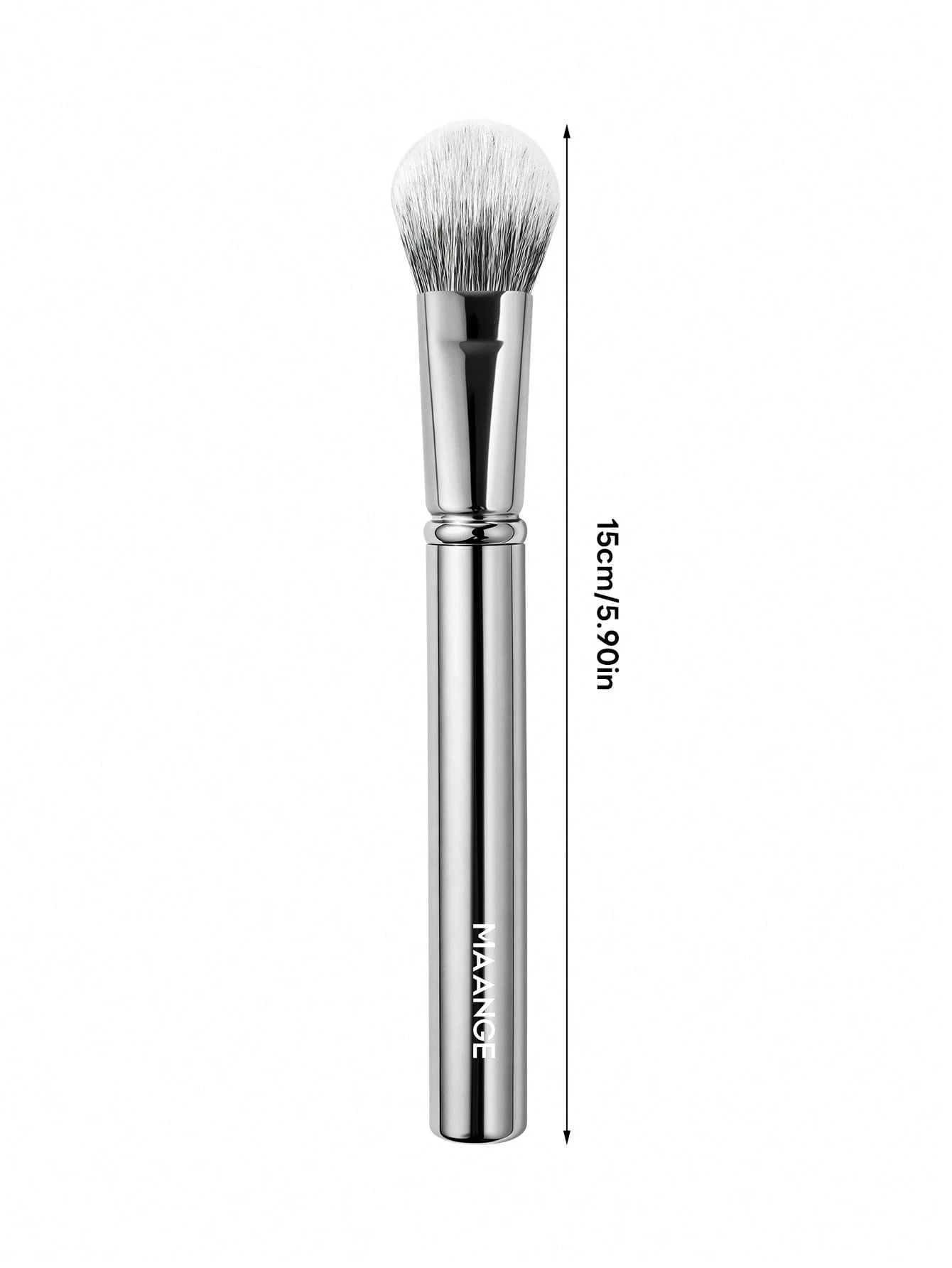 MAANGE 1 pièce Pinceau de maquillage professionnel en tube d'aluminium, pinceau de fond — vue 5