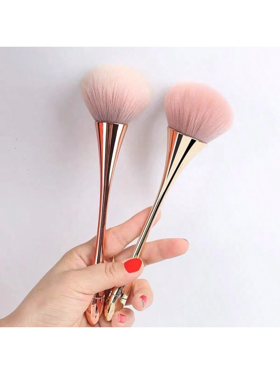 1/2 pièces Set de grosses brosses à poudre, brosses de maquillage douces à la taille, set — vue 4