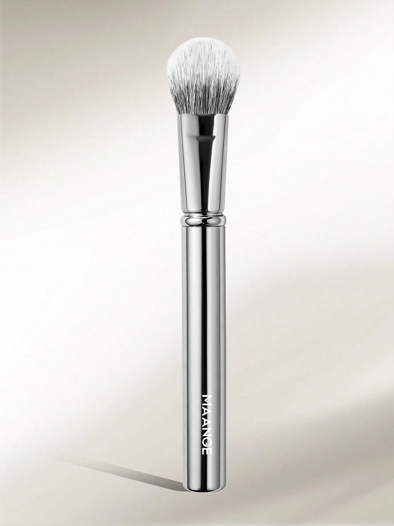 MAANGE 1 pièce Pinceau de maquillage professionnel en tube d'aluminium, pinceau de fond
