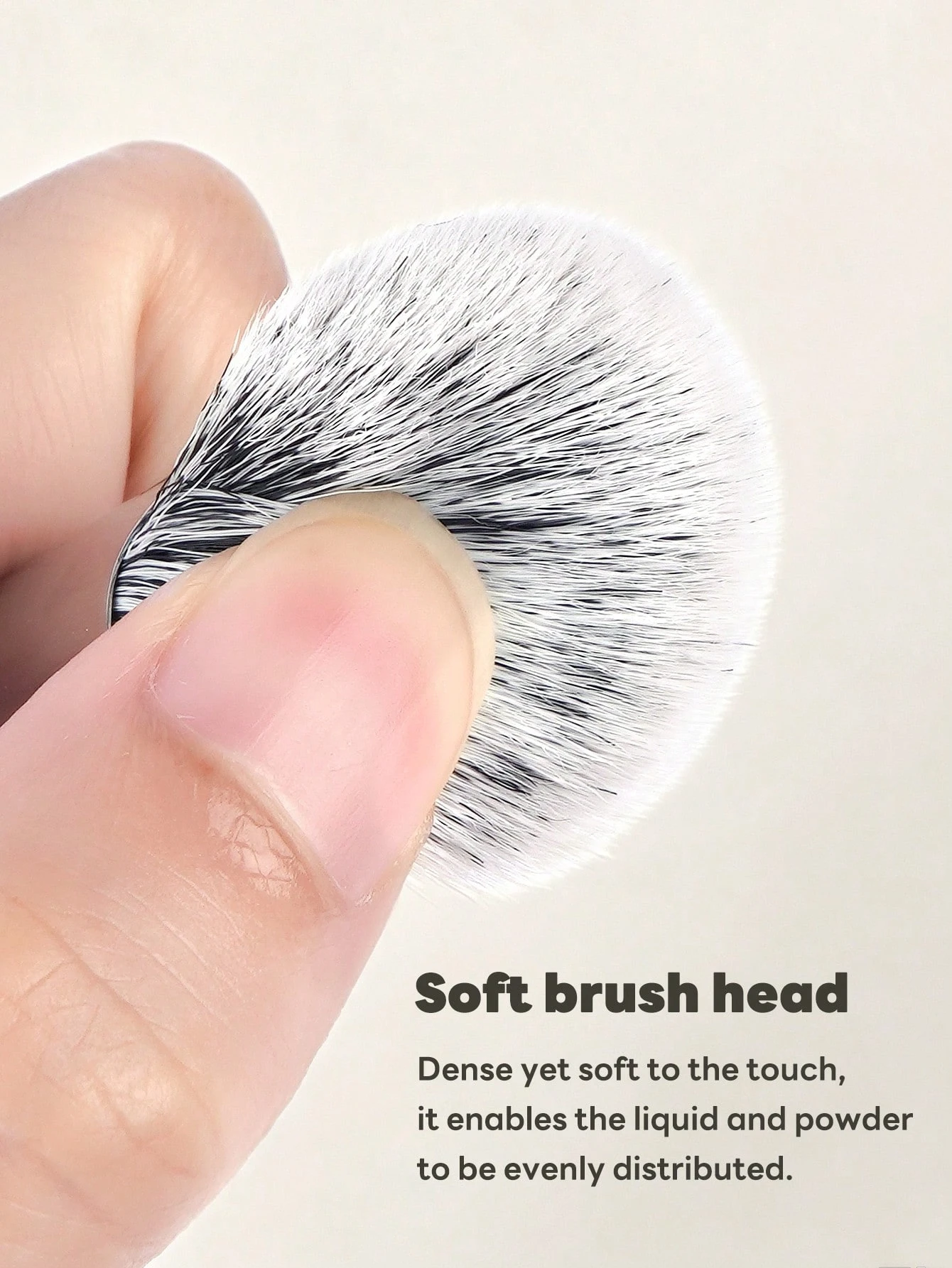 MAANGE 1 pièce Pinceau de maquillage professionnel en tube d'aluminium, pinceau de fond — vue 6