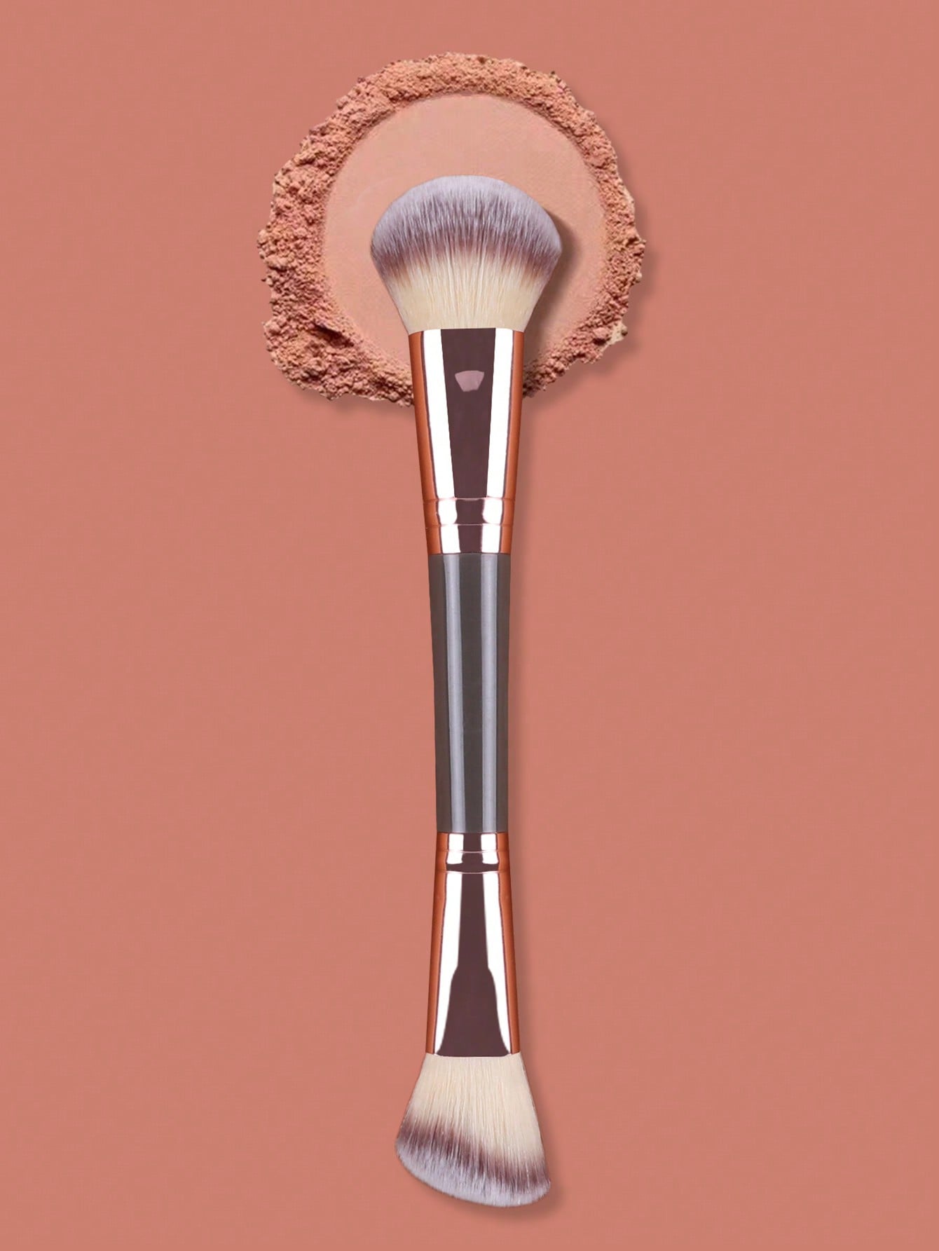 Ensemble de pinceaux de maquillage à double tête - Pinceaux de contour, de blush et de mélange — vue 12