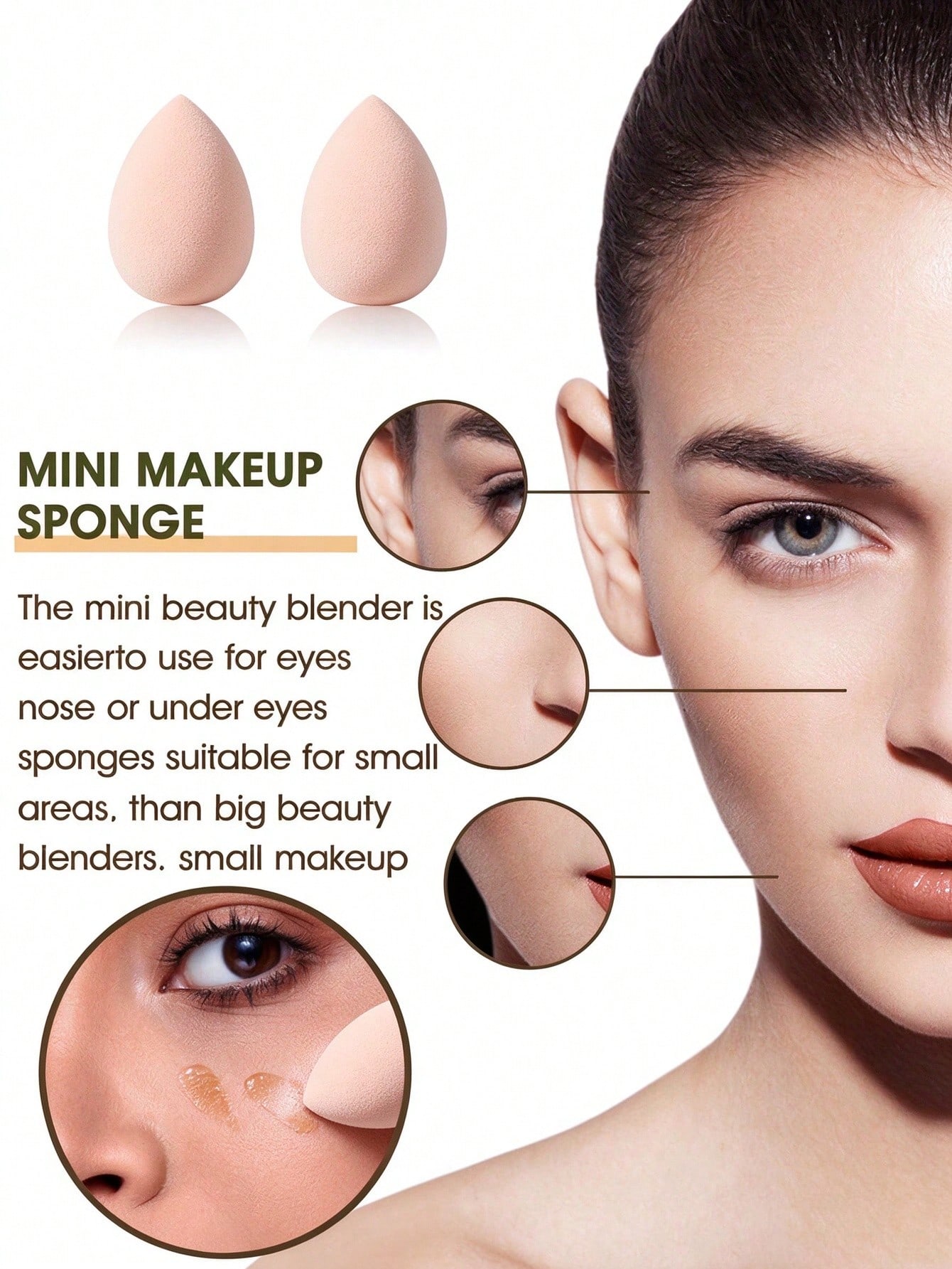 Ensemble de 30 pinceaux de maquillage comprenant pinceau de fond de teint, pinceau à — vue 4