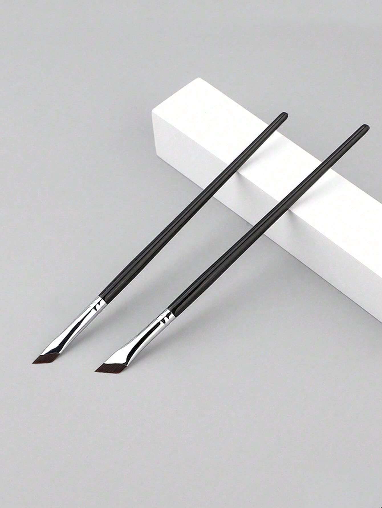 Pinceau à sourcils incliné et pinceau de maquillage pour gel eye-liner, pinceau de