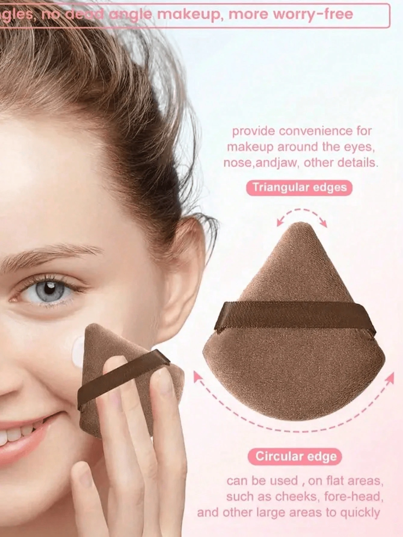 Ensemble de 15 pinceaux de maquillage, ensemble complet de pinceaux de maquillage à poils — vue 9