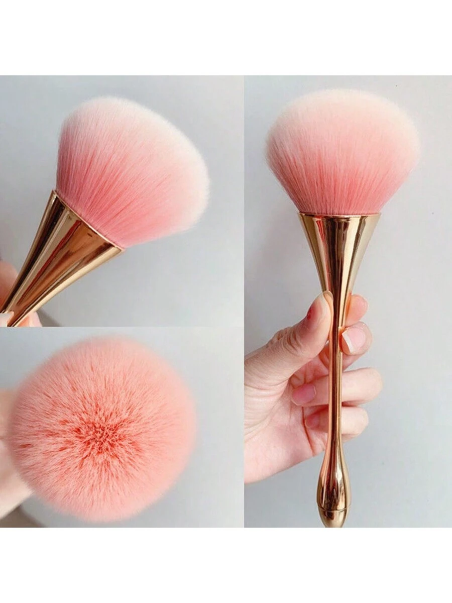 1/2 pièces Set de grosses brosses à poudre, brosses de maquillage douces à la taille, set — vue 9