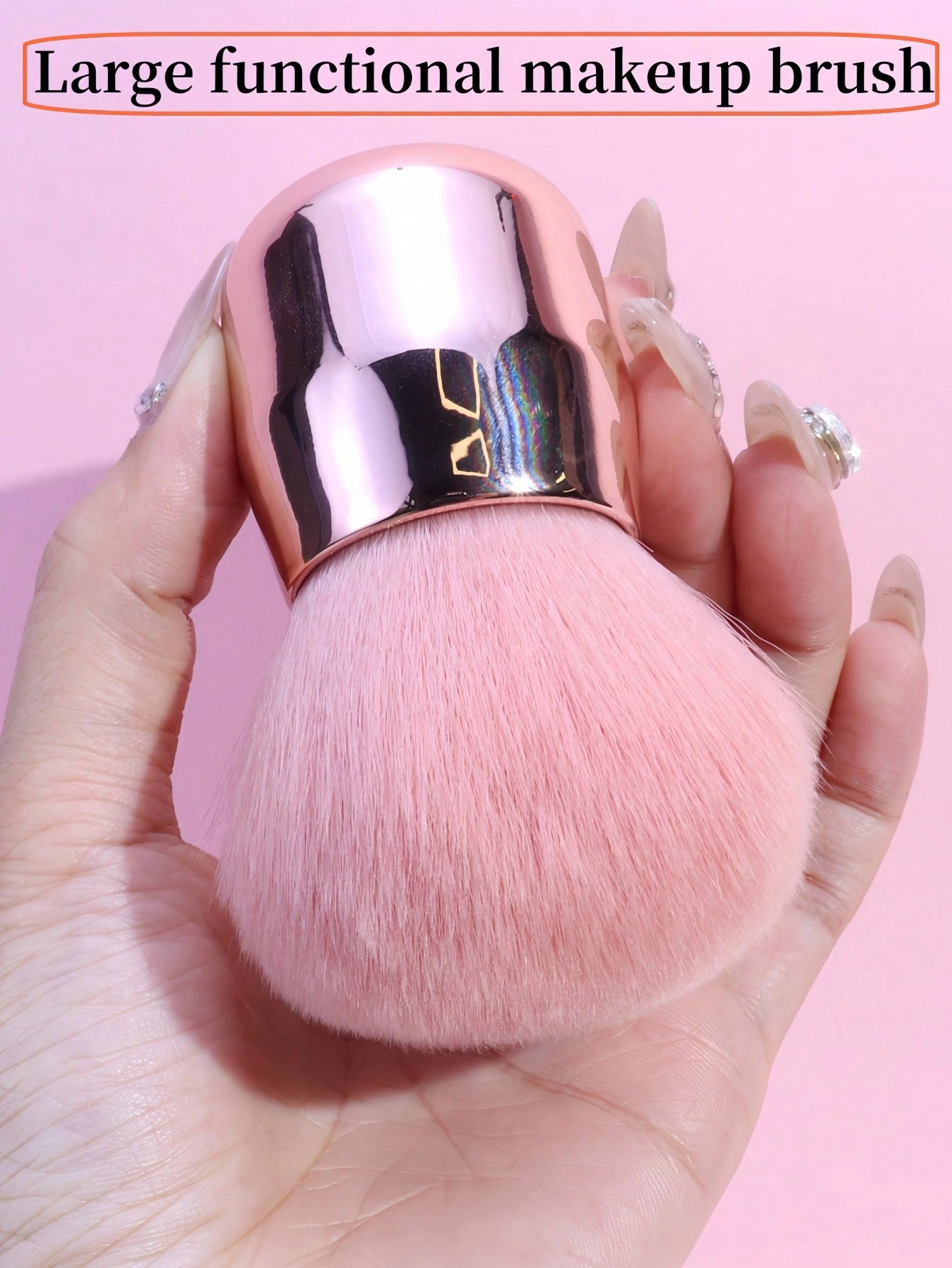 Très grand pinceau pour poudre de visage, pinceau de maquillage pour poudre à ongles, — vue 10