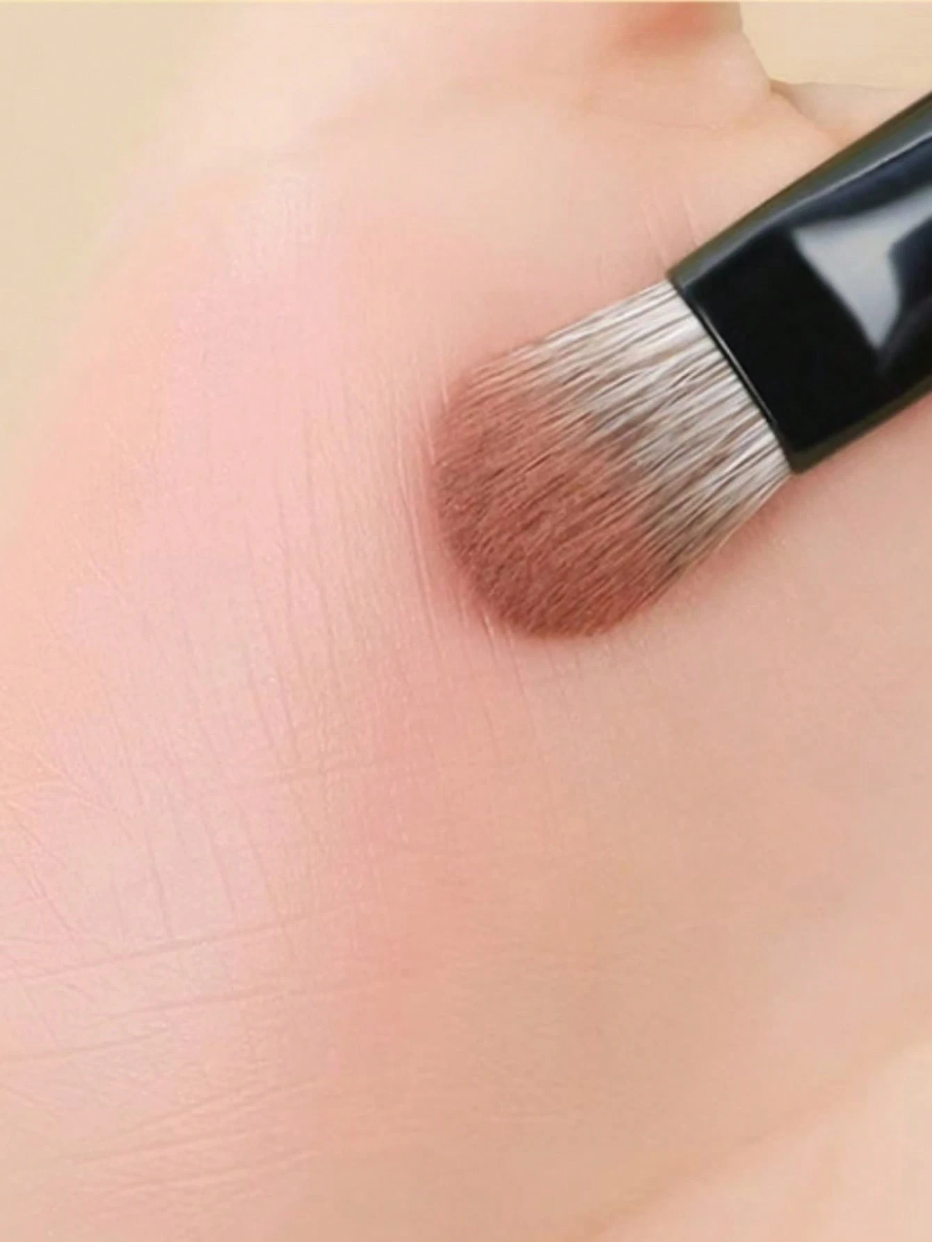 Ensemble de pinceaux de maquillage portable, têtes de pinceaux détachables, mini pinceaux de — vue 6