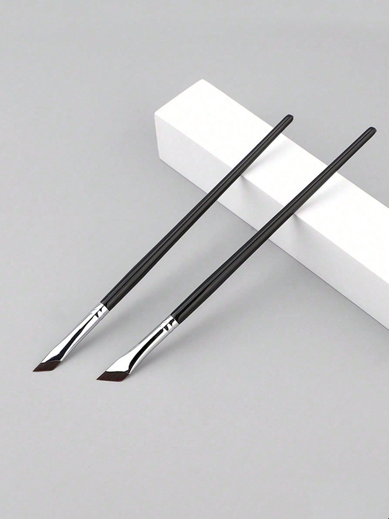 Pinceau à sourcils incliné et pinceau de maquillage pour gel eye-liner, pinceau de — vue 9