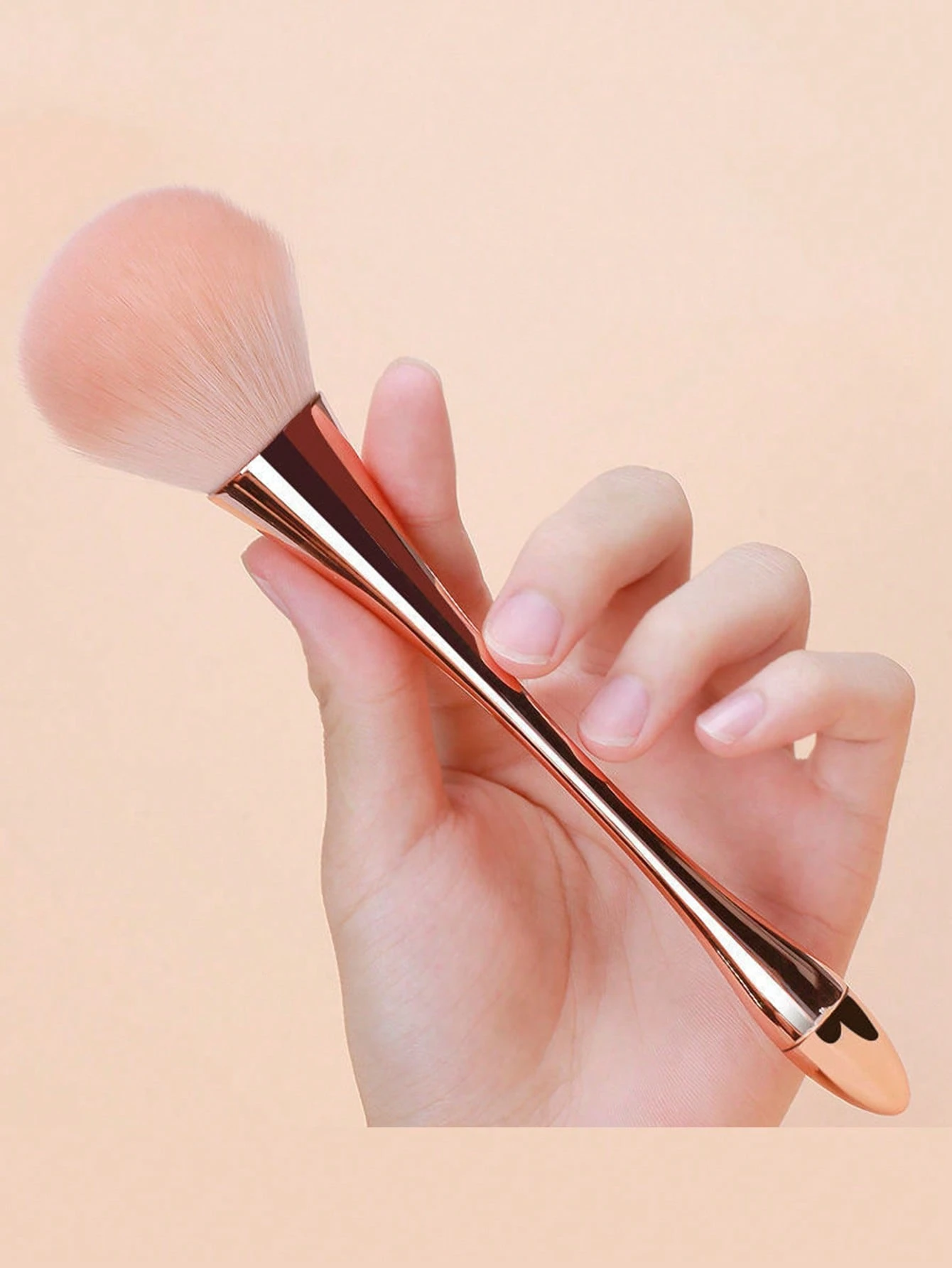 Ensemble de pinceaux de maquillage luxueux et orné de strass, comprenant 1 pièce grand — vue 11