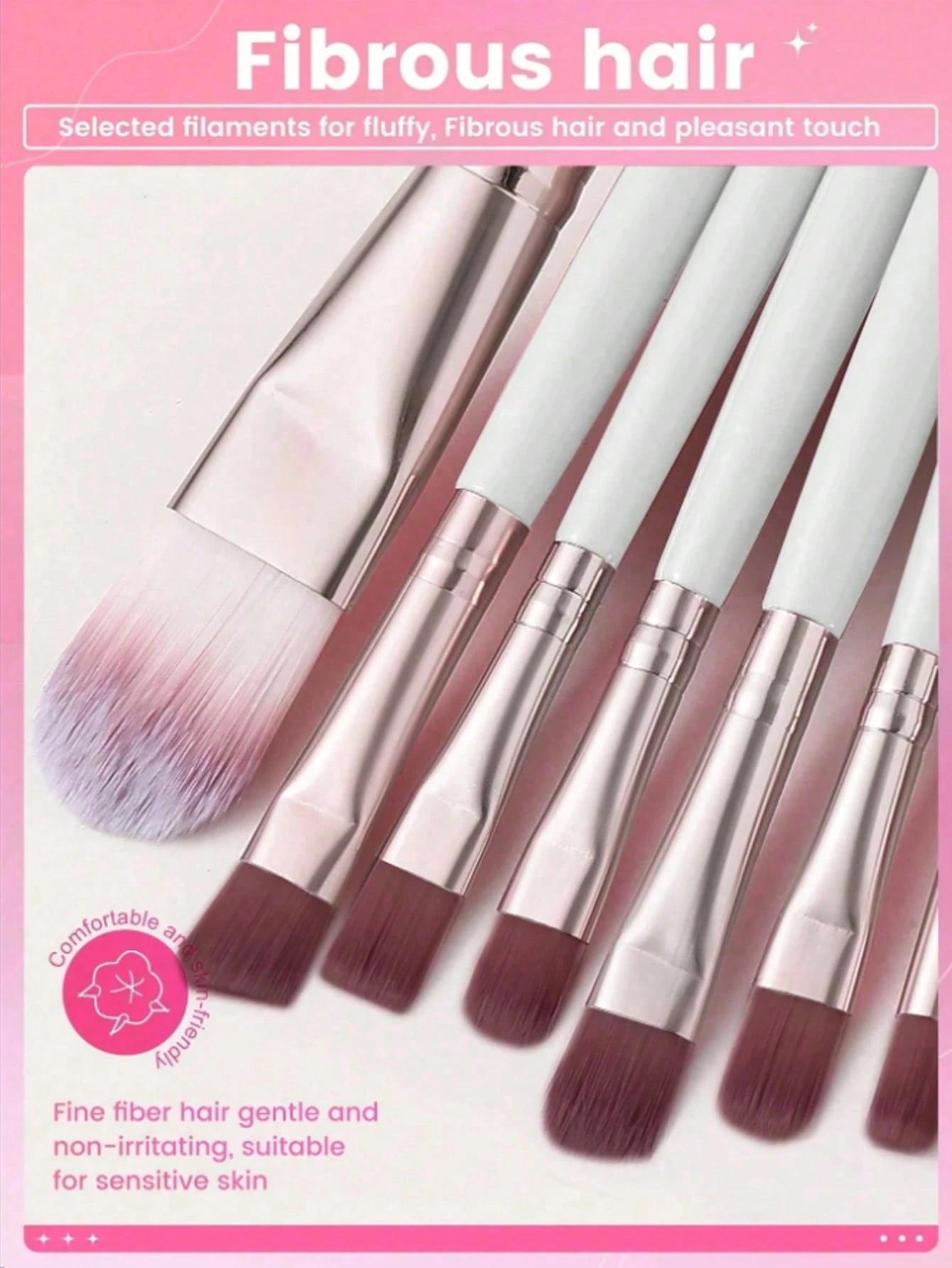Ensemble de 30 pinceaux de maquillage comprenant pinceau de fond de teint, pinceau à — vue 7