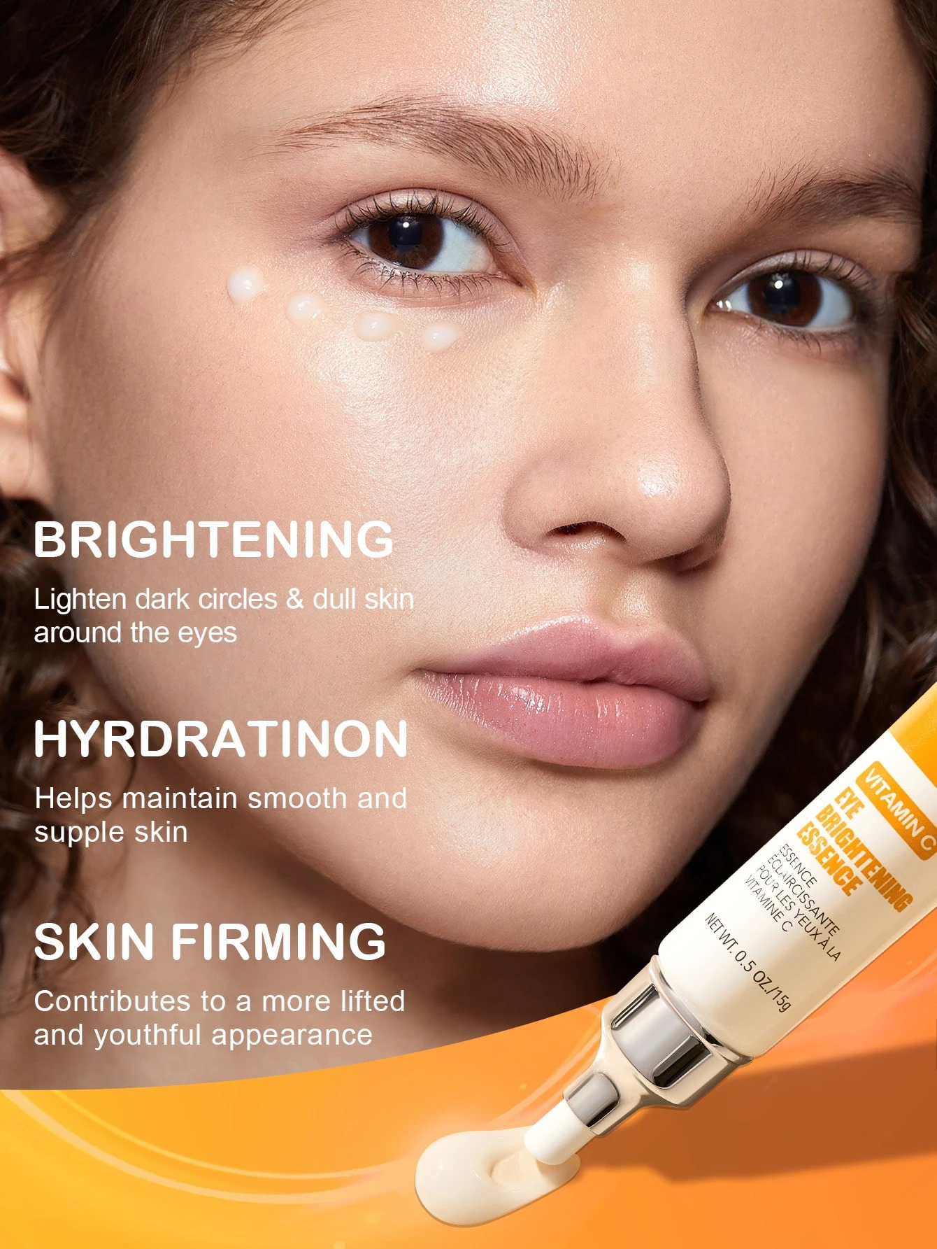 Essence éclaircissante pour les yeux Slow Sunday à la vitamine C, acide hyaluronique, — vue 3
