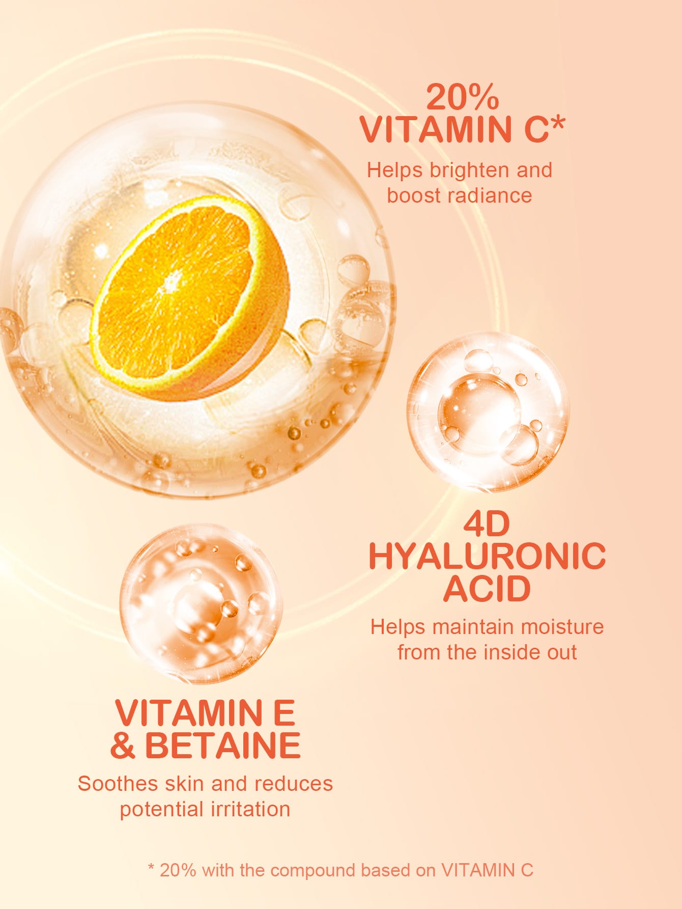 Essence éclaircissante pour les yeux Slow Sunday à la vitamine C, acide hyaluronique, — vue 4