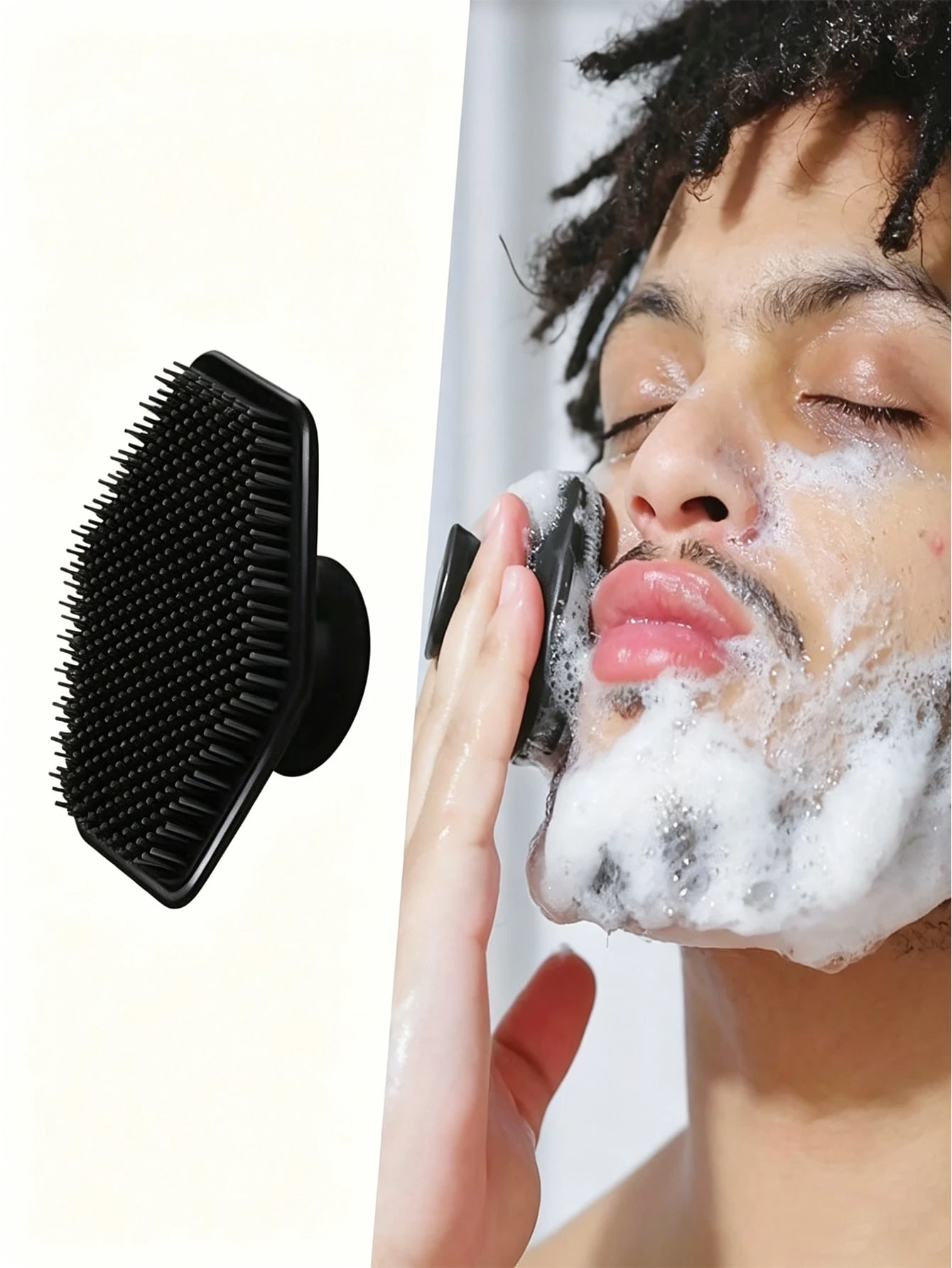 Brosse de gommage pour le visage en silicone doux, tampon de nettoyage, exfoliant doux,