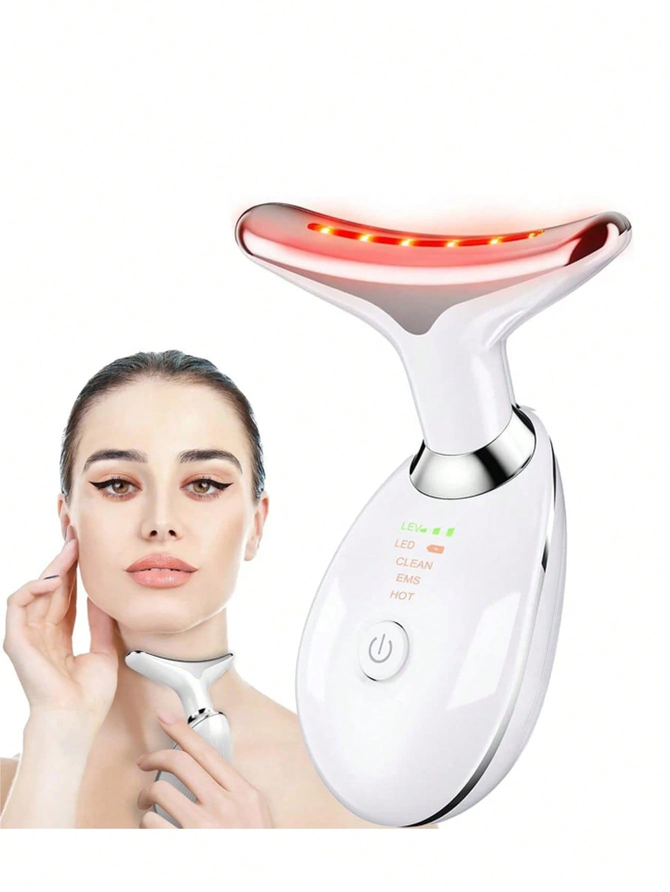 WEEME 1 pièce Appareil de beauté à impulsions intenses pour le cou et le visage - Outil — vue 2