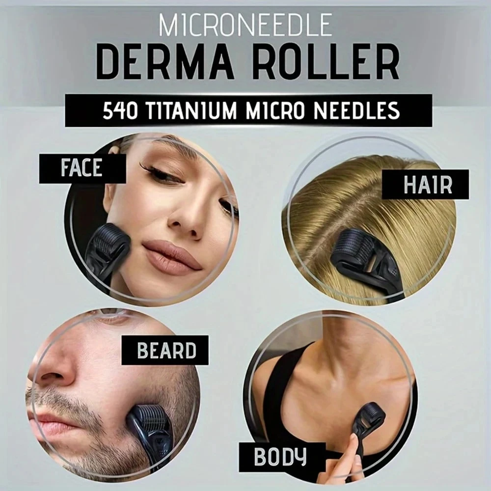 540 pièces de rouleau de dermaroller professionnel de 0,5 mm, pour les soins de la peau, — vue 6