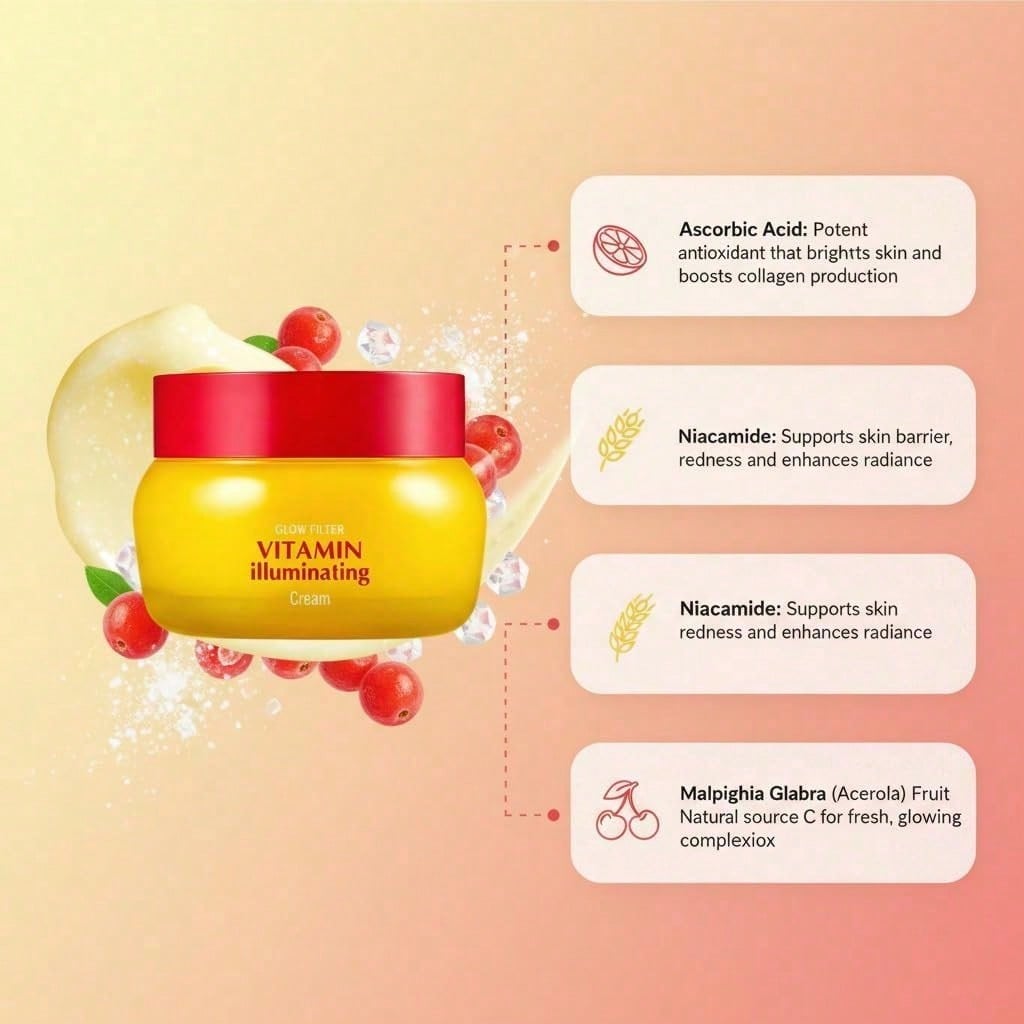 Eqqualberry Coffret Soin Visage à la Vitamine C 3 Pièces – Tonique + Sérum + Crème — vue 5