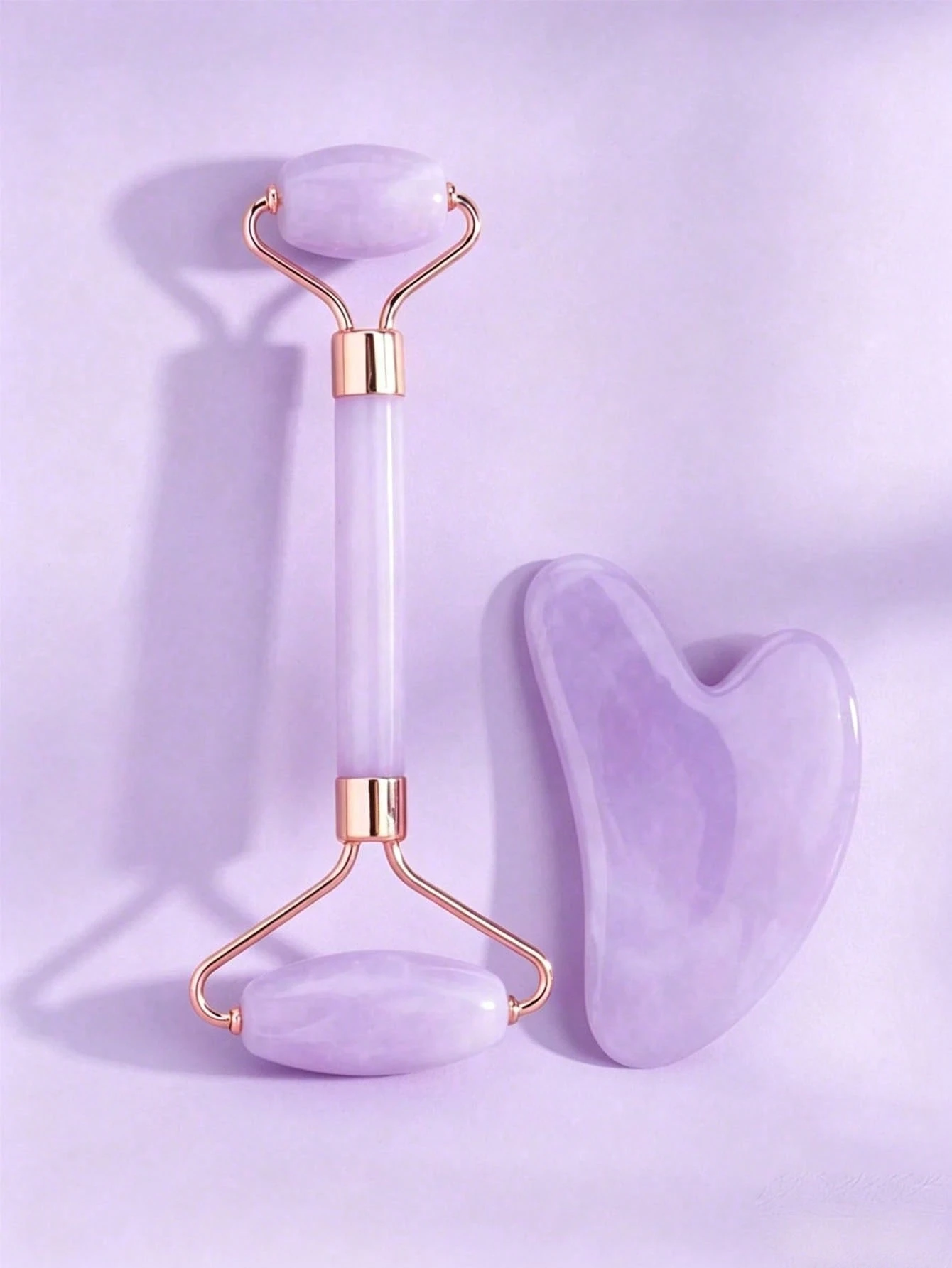 Ensemble de 2 pièces d'outils de massage et de grattage facial: comprenant 1 rouleau de — vue 7