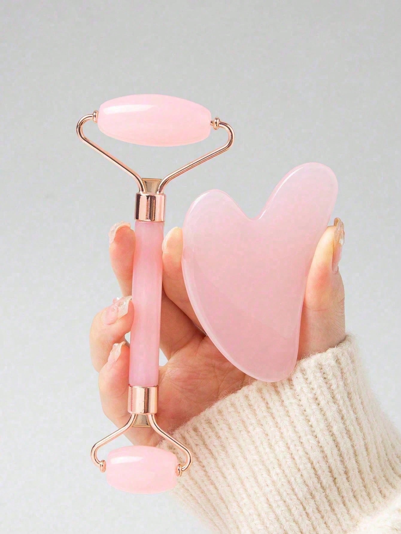 Ensemble de 2 pièces d'outils de massage et de grattage facial: comprenant 1 rouleau de — vue 10