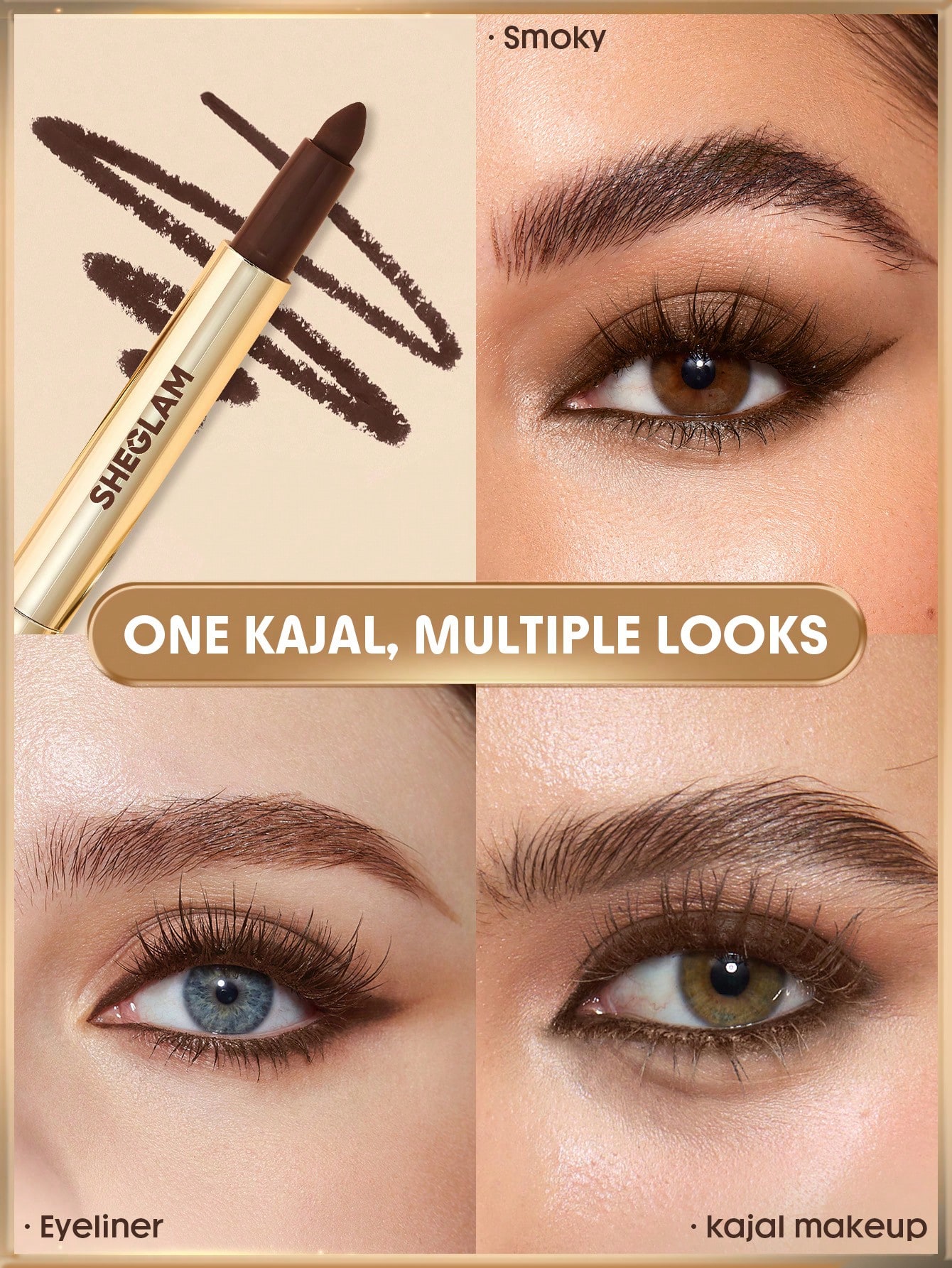 SHEGLAM Ez Glide Crayon Eyeliner Mat-Brown Marque De Beauté CosméTique Maquillage Pour — vue 8